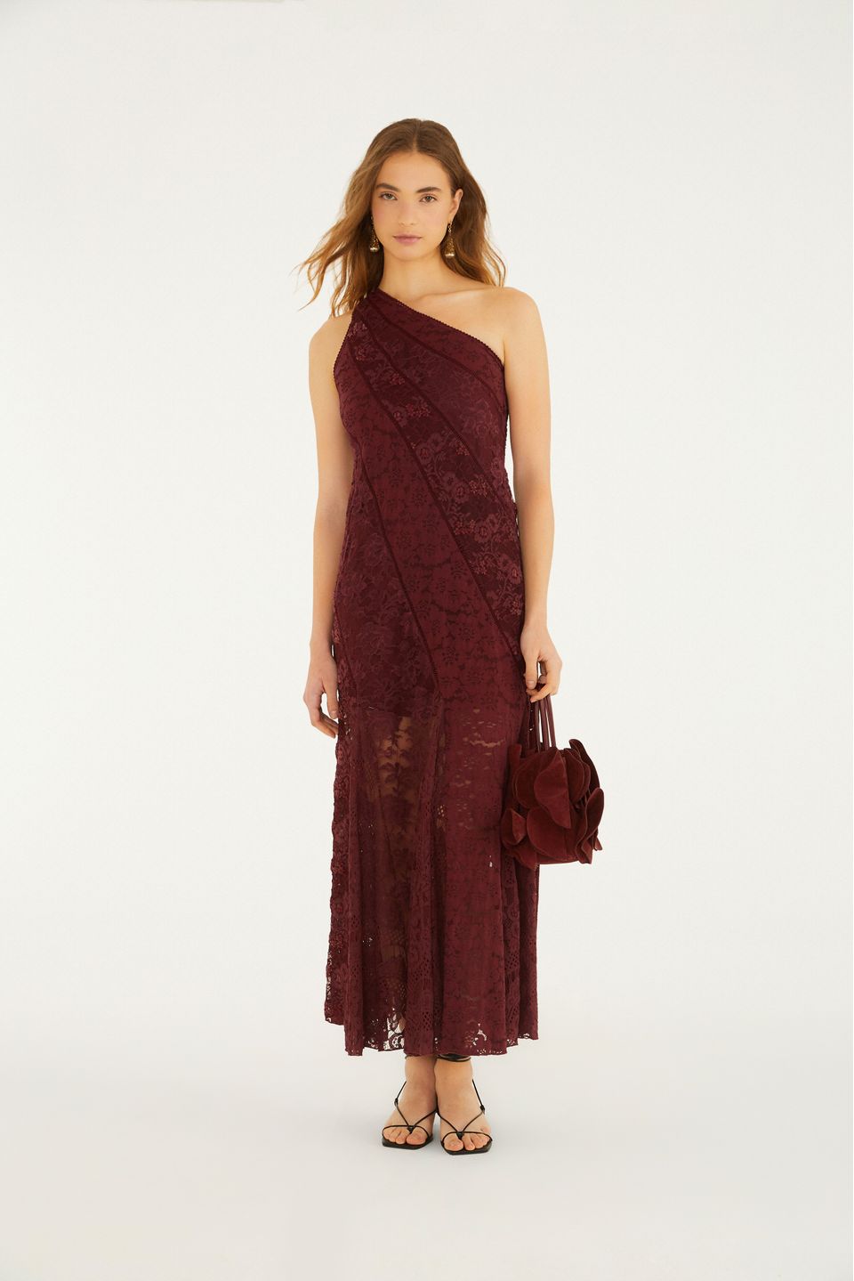 Vestido Nesga Patch de Renda