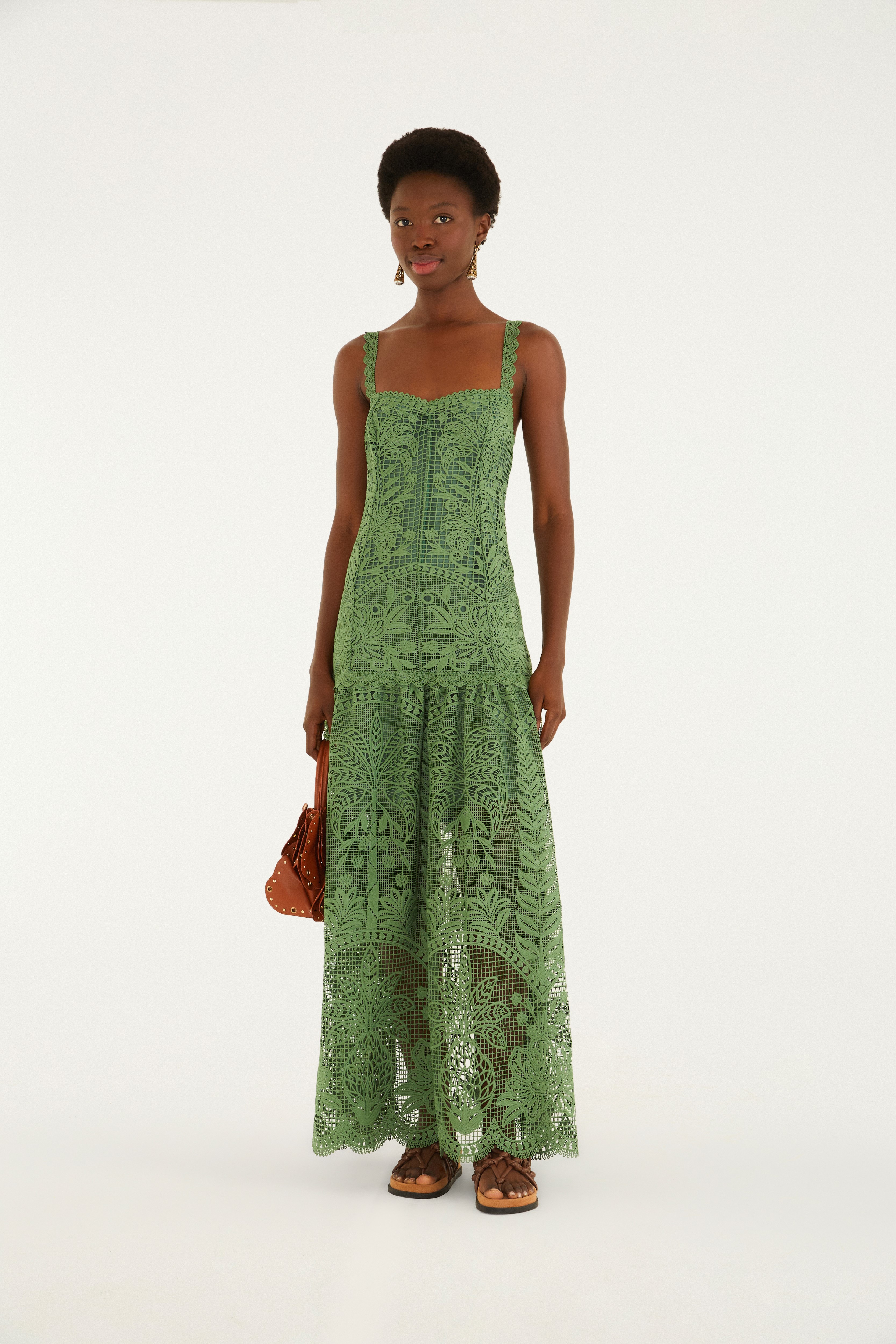 the green green dress Arles Dress in Green | OMNES | Ethical & Affordable Clothing main image 1
