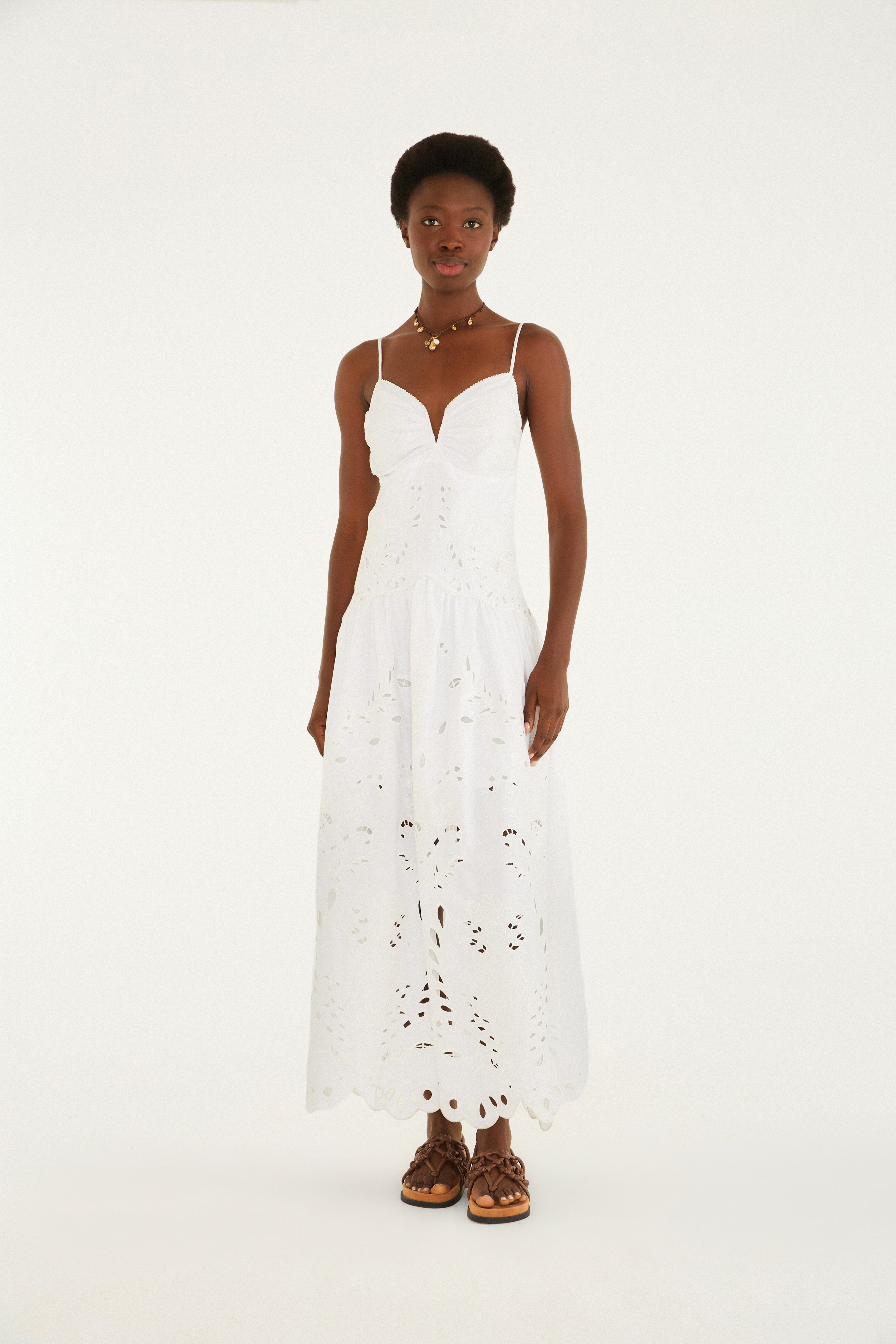 Vestido  Richelieu Camafeu