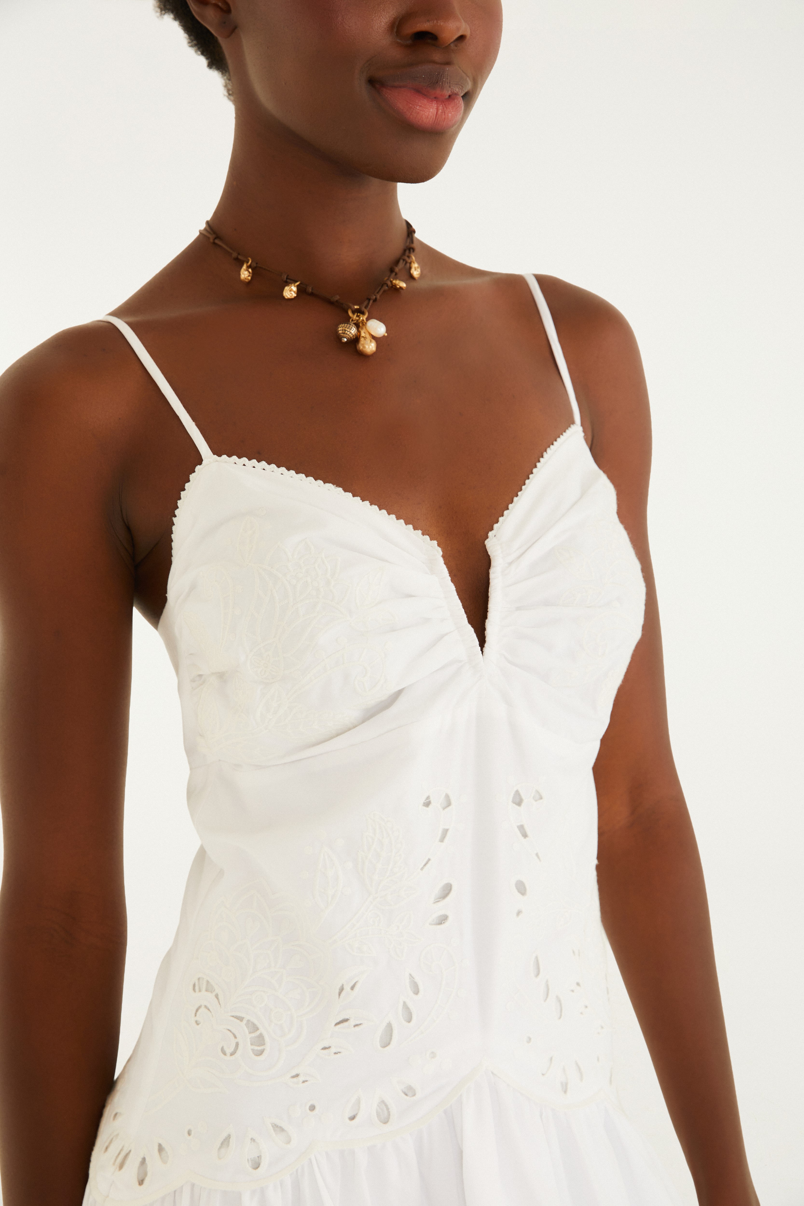 Vestido  Richelieu Camafeu