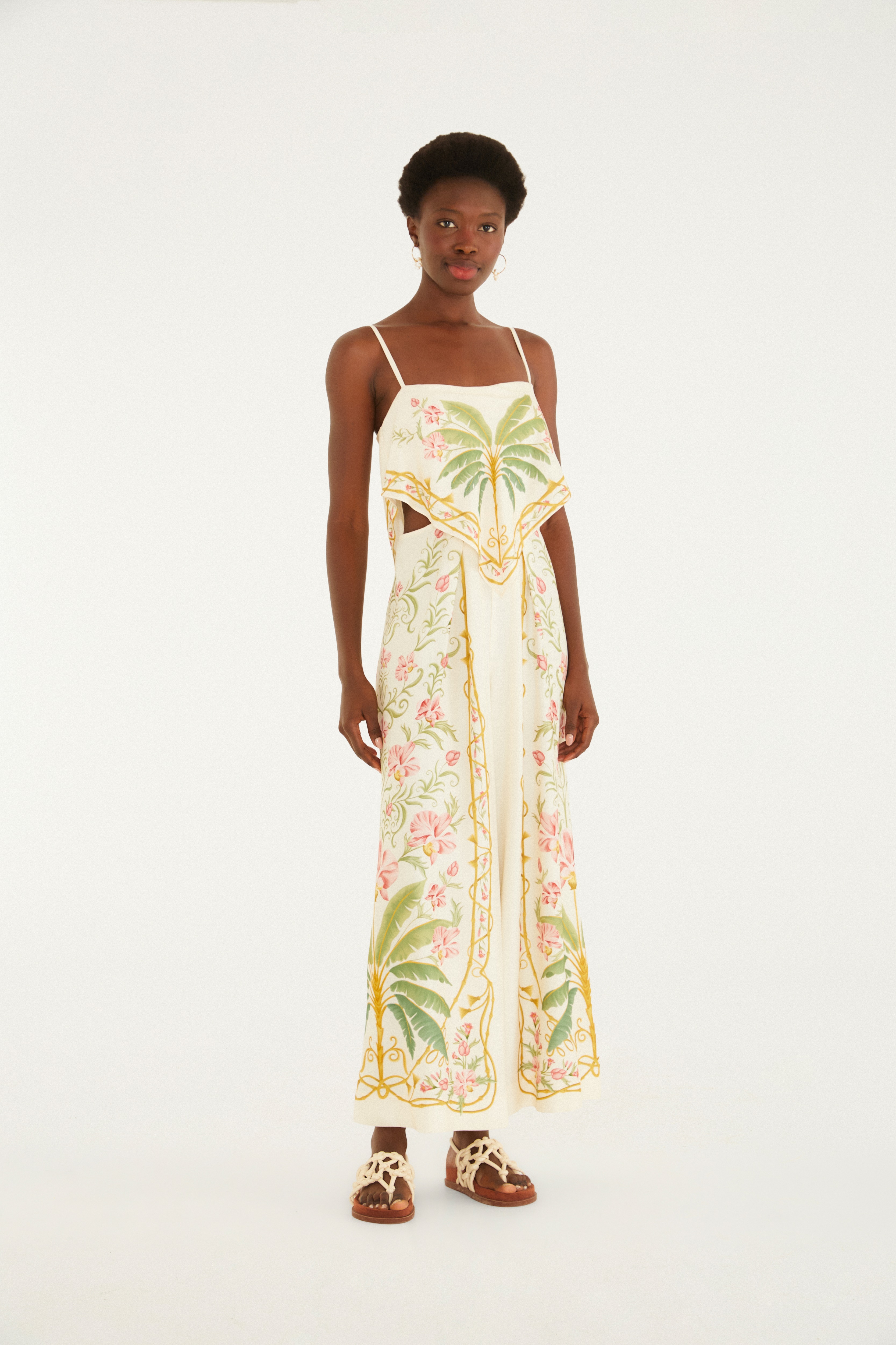 Macacão Estampado Floral Nusa