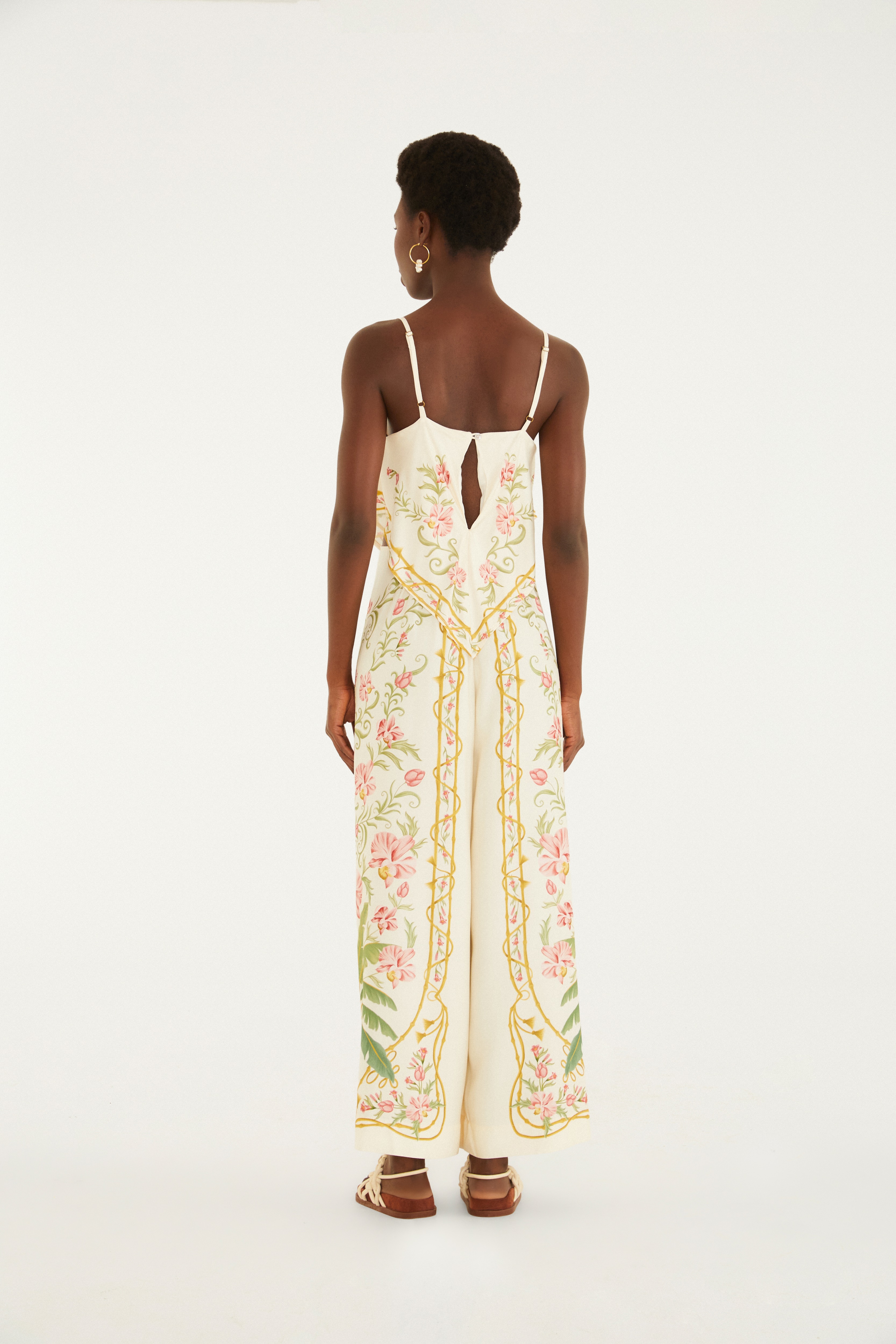 Macacão Estampado Floral Nusa