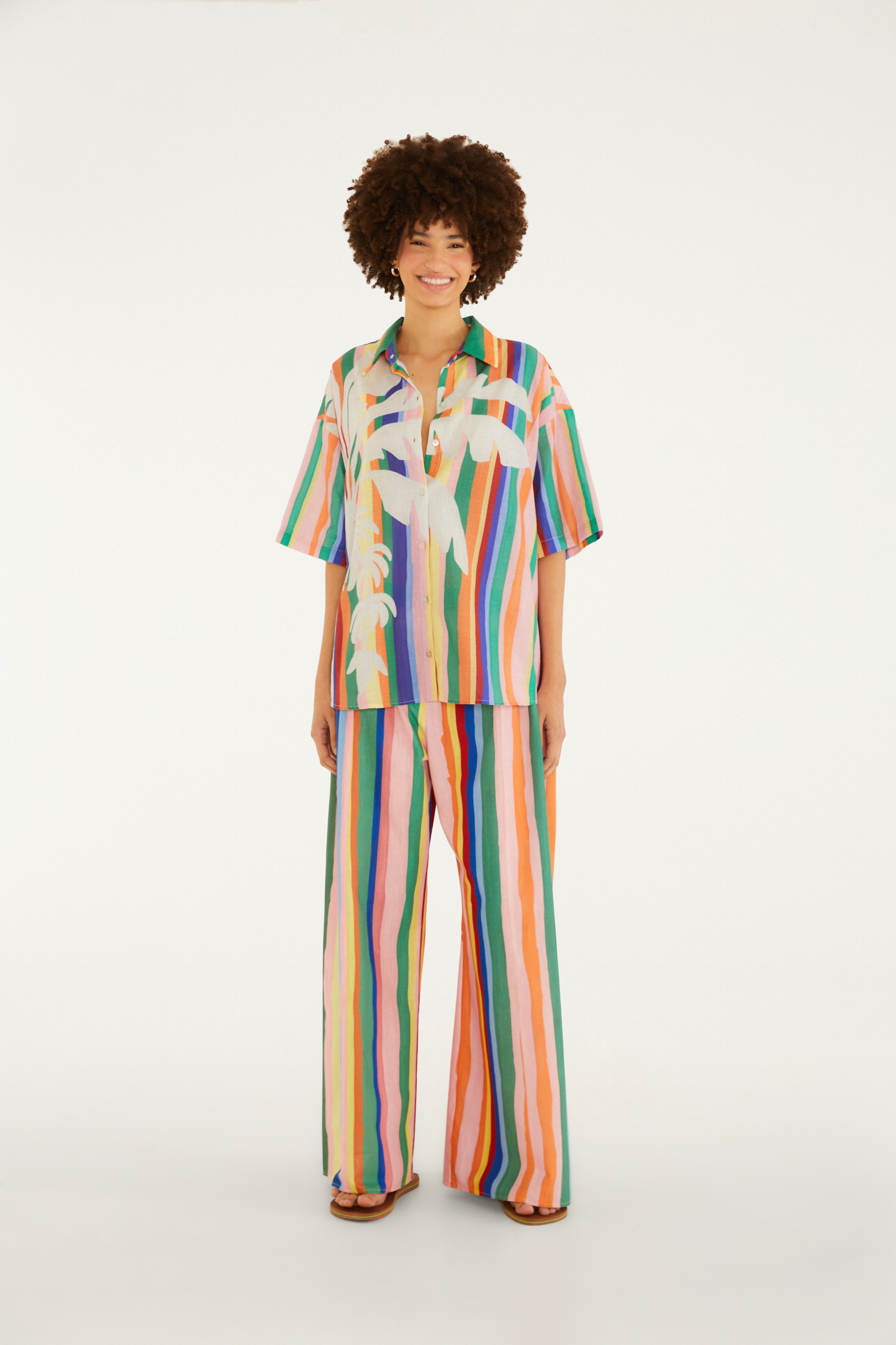 Camisa Listra Bananeira