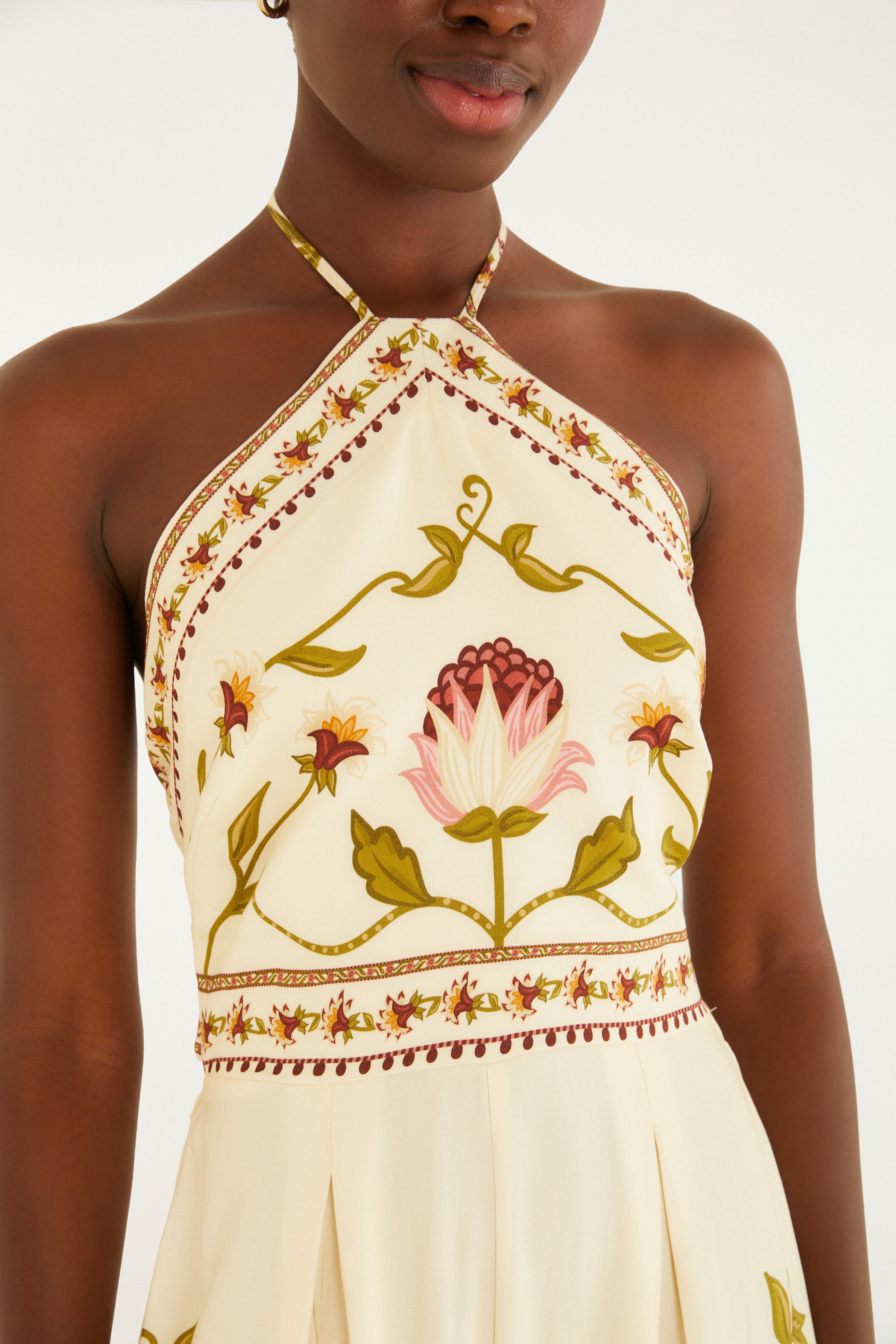Macacão Estampado Natureza Romântica
