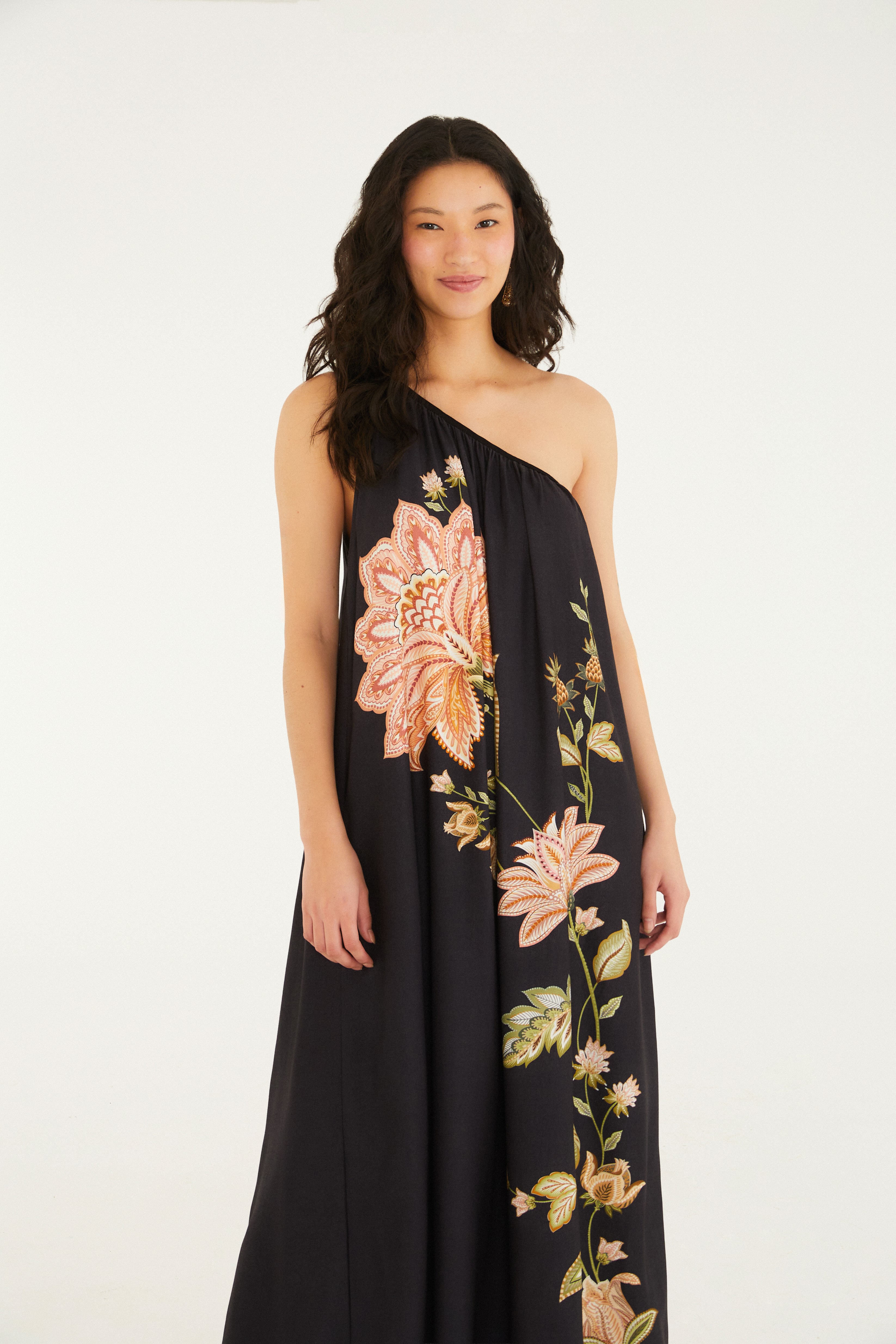 Vestido Longo Estampado Jamile