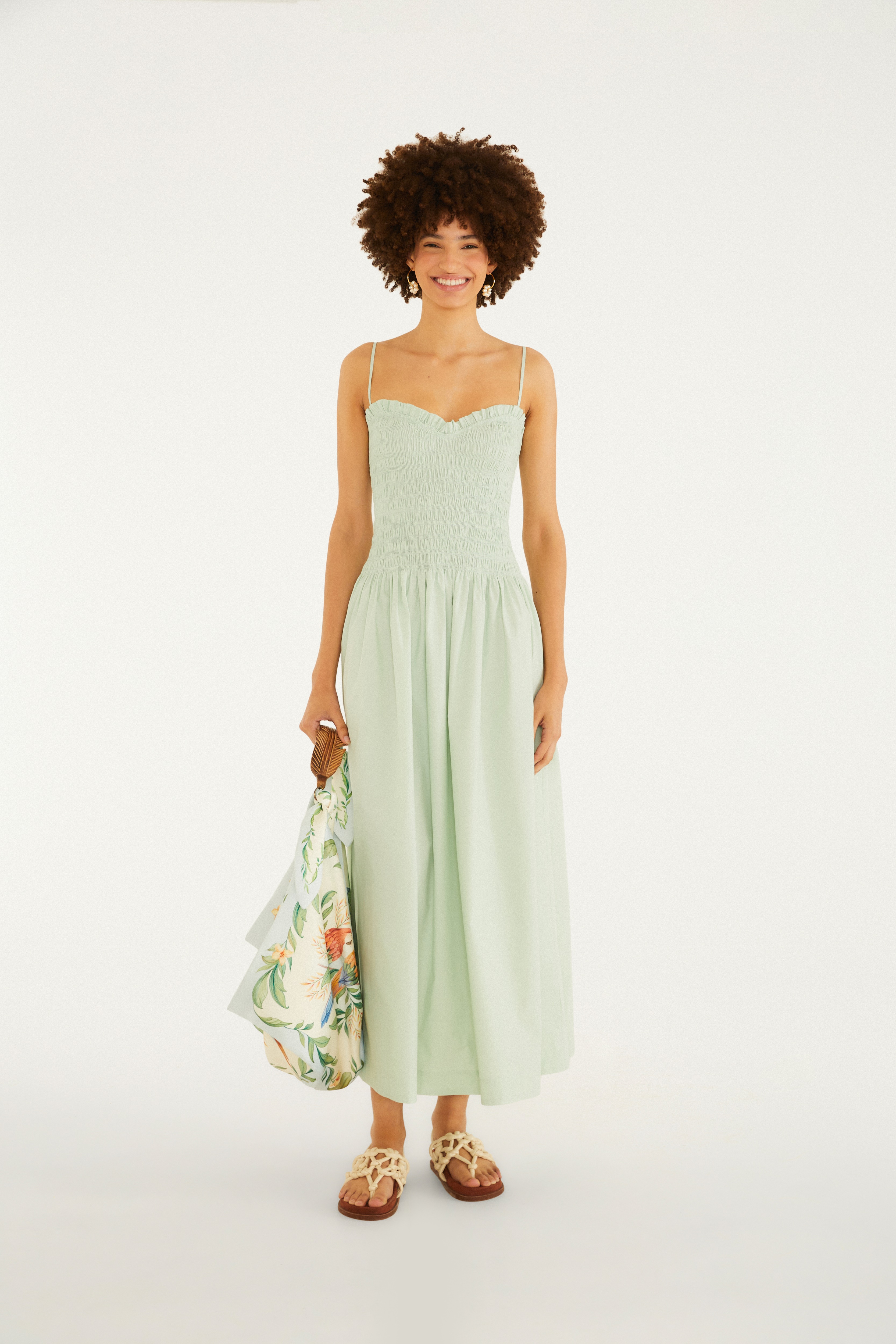 Vestido Lastex Alcinhas