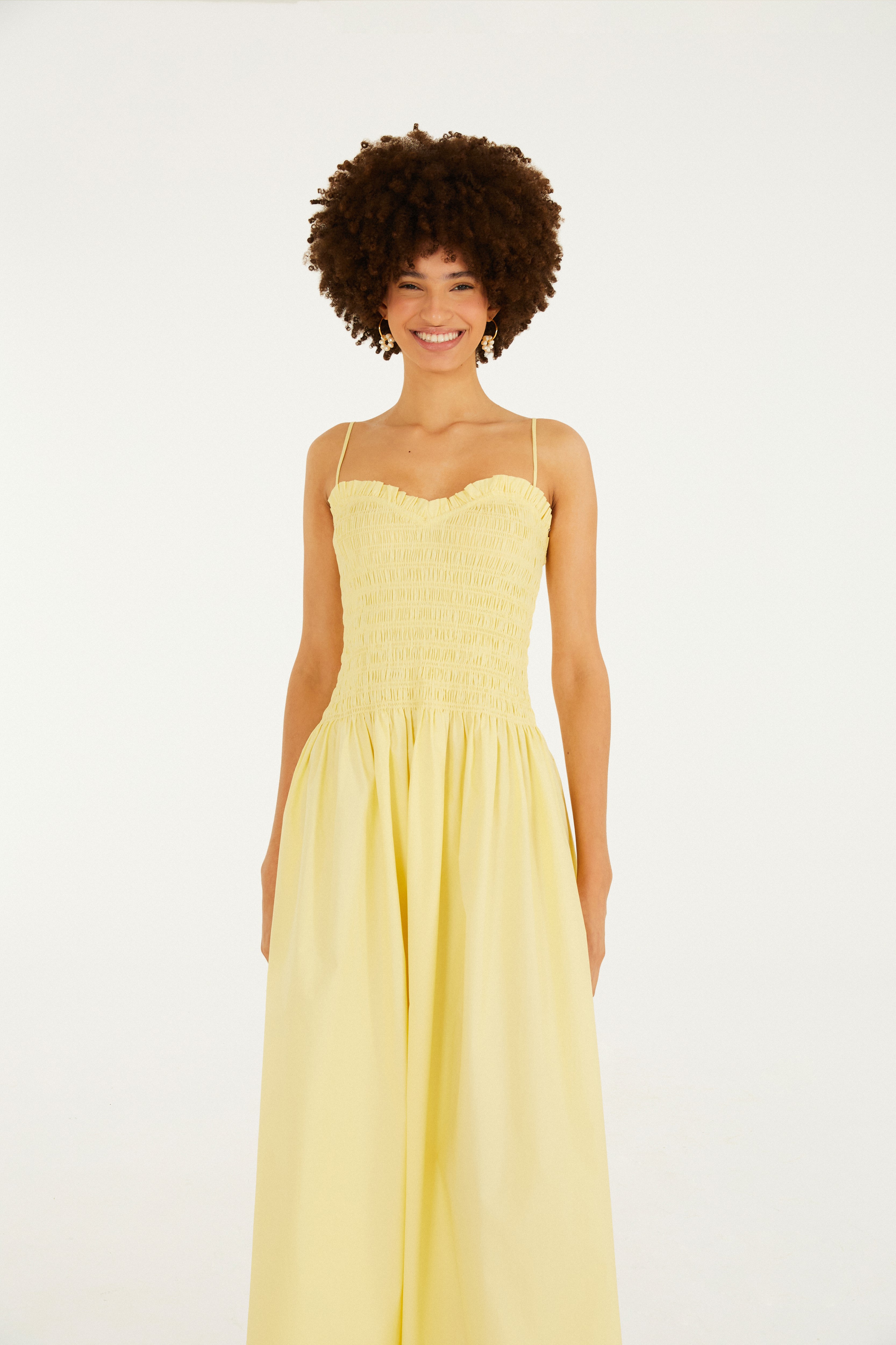 Vestido Lastex Alcinhas