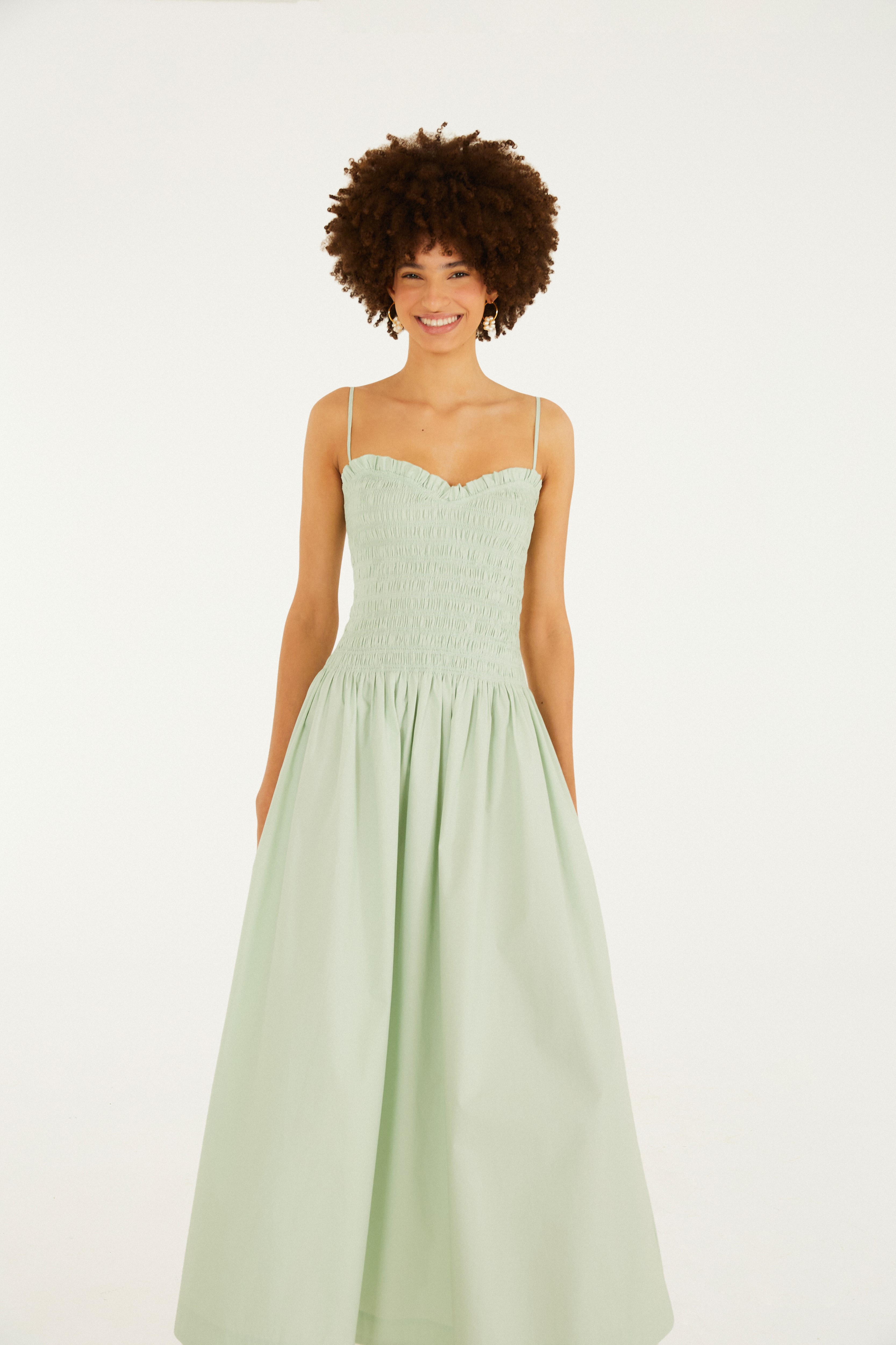 Vestido Lastex Alcinhas