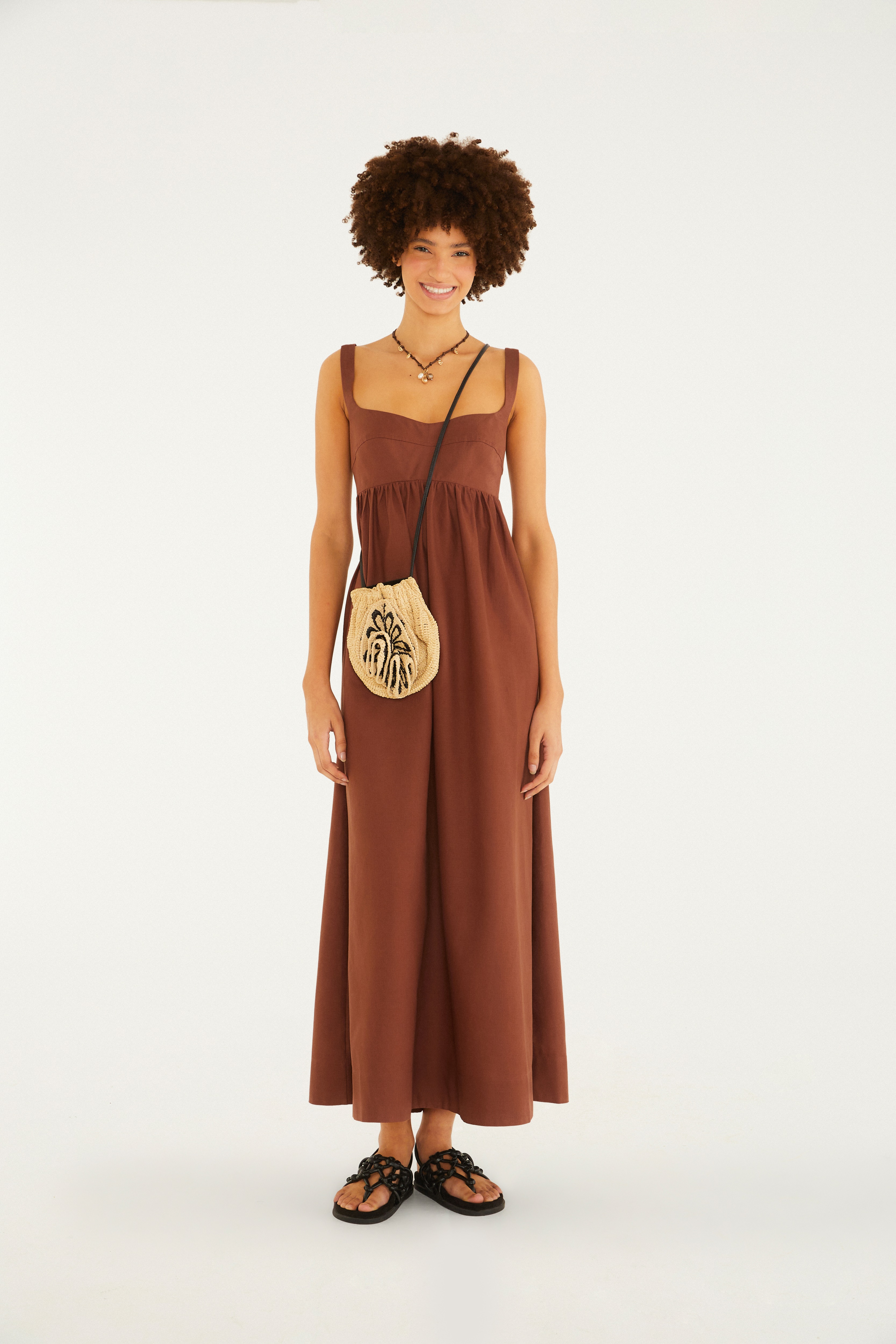 Vestido Longo Alças