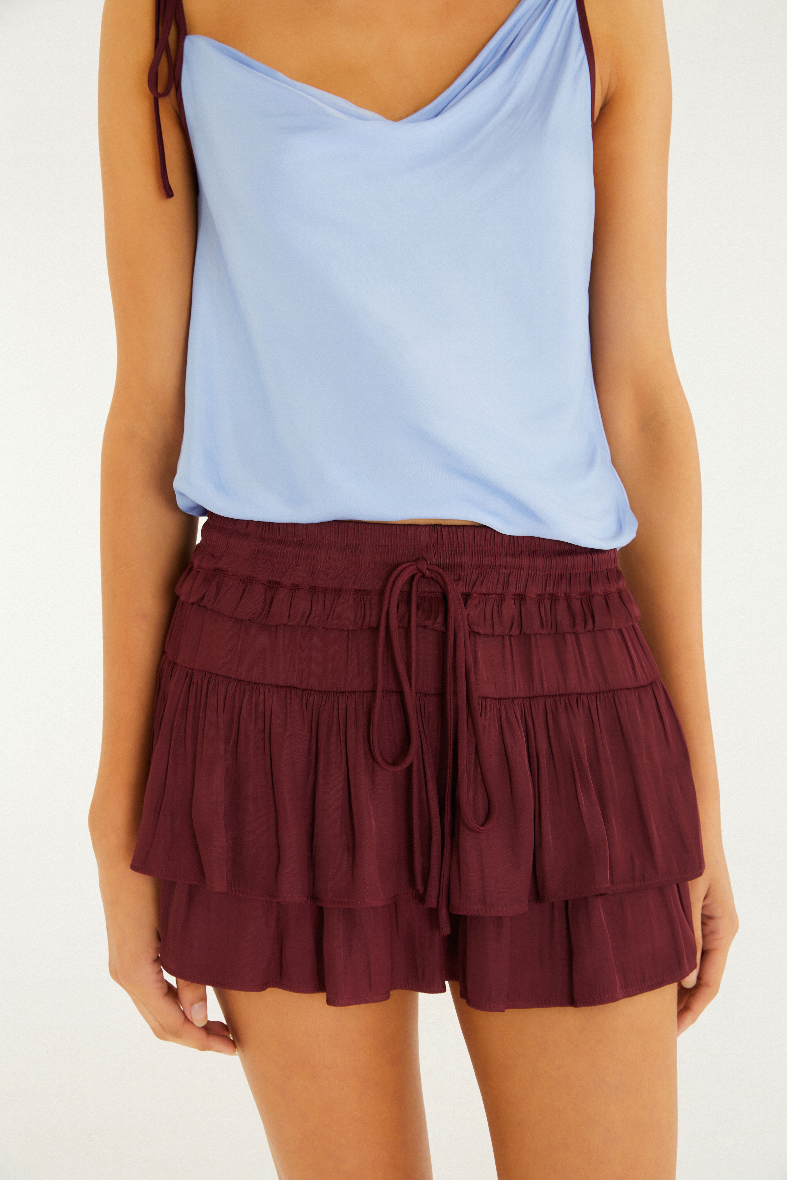 Short Saia Babados