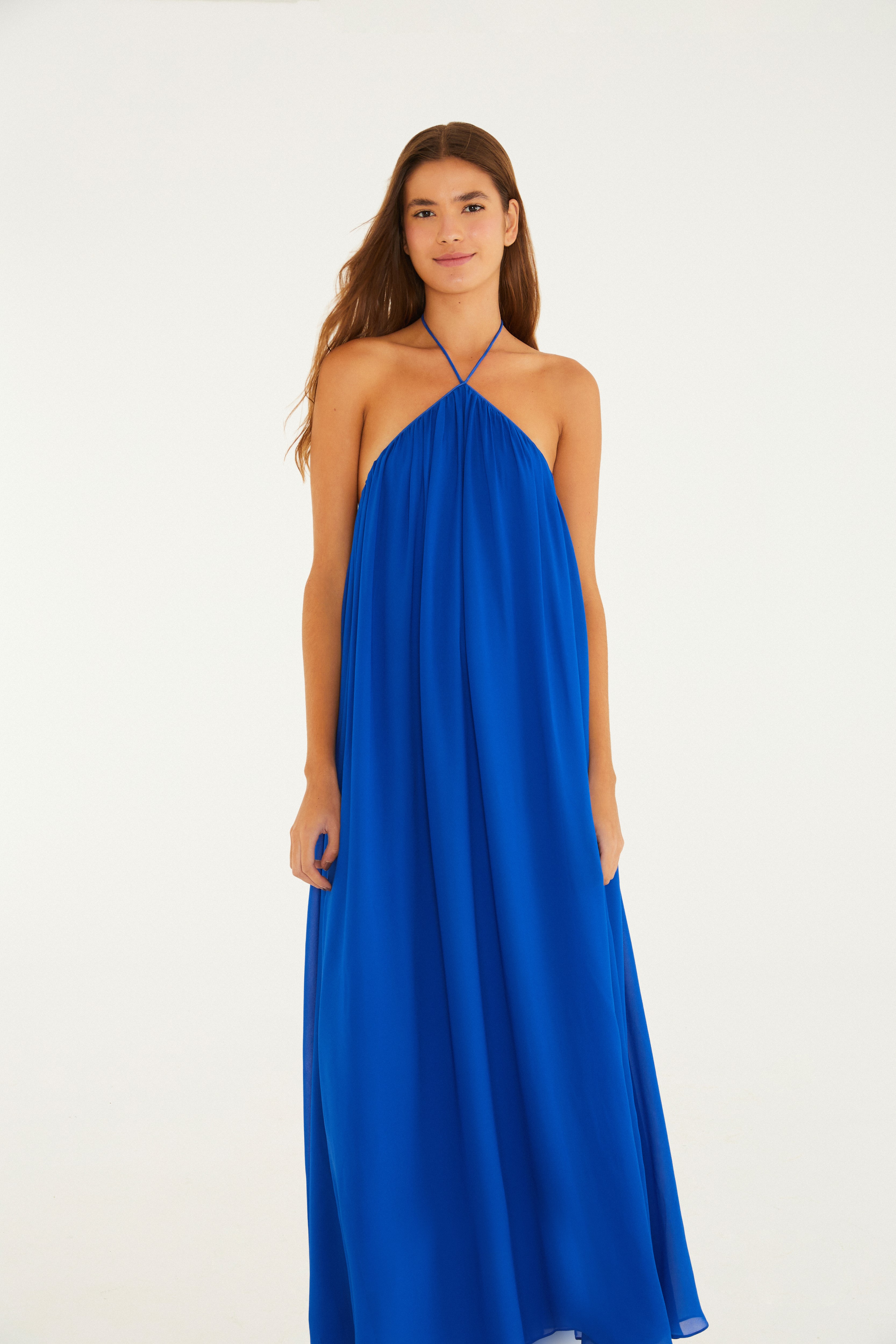 Vestido Transparencia Longo