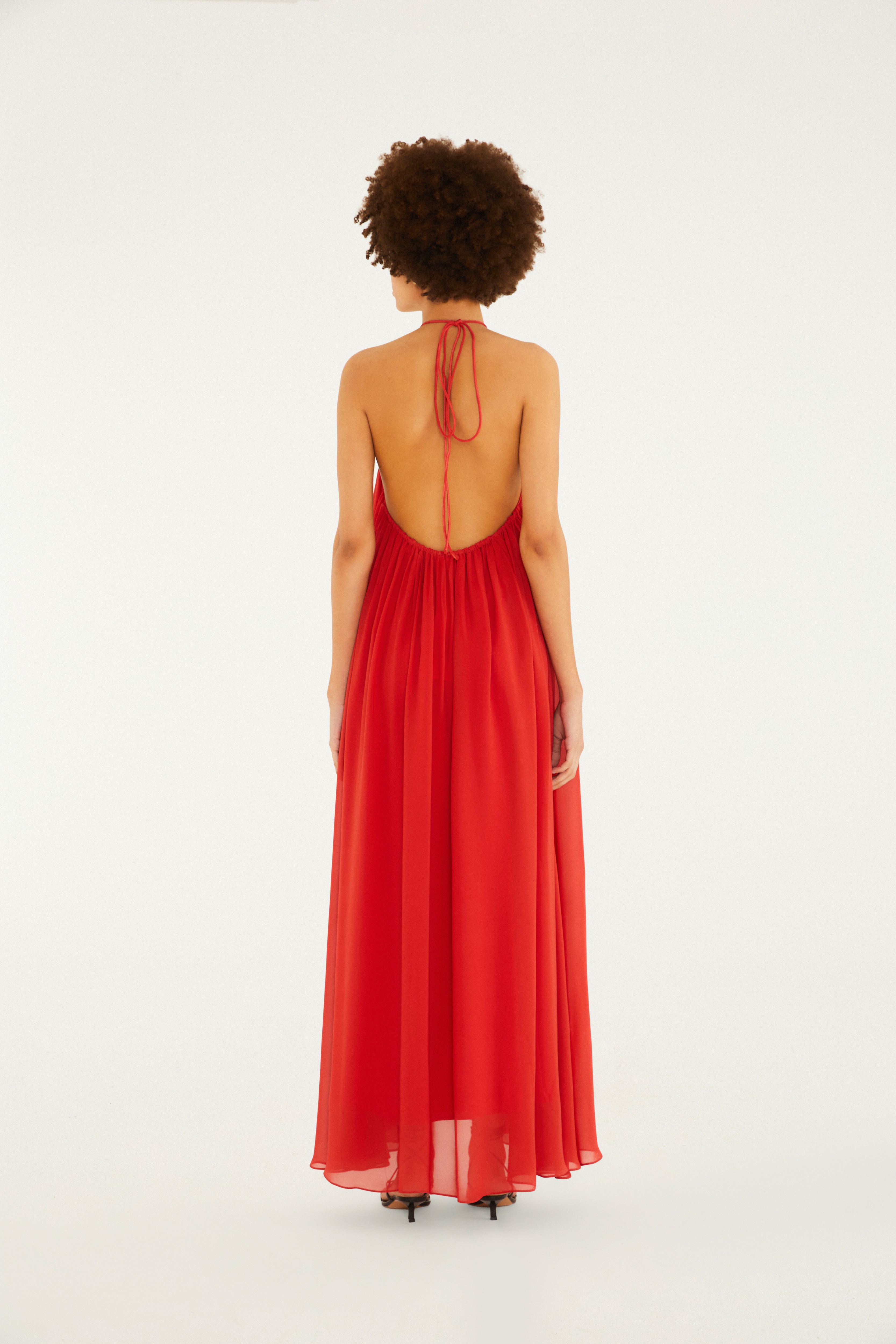 Vestido Transparencia Longo