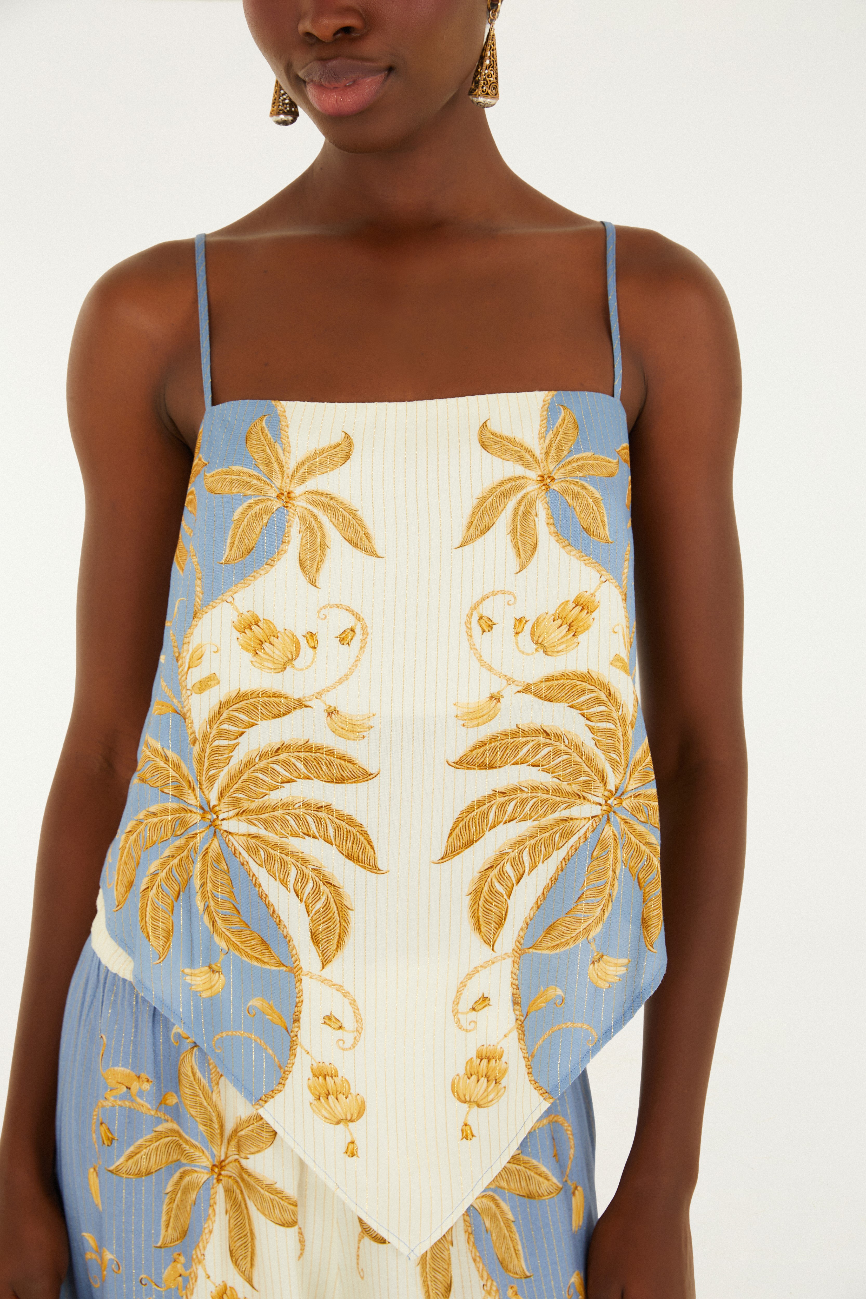 Regata Estampada Ourinho Tropical
