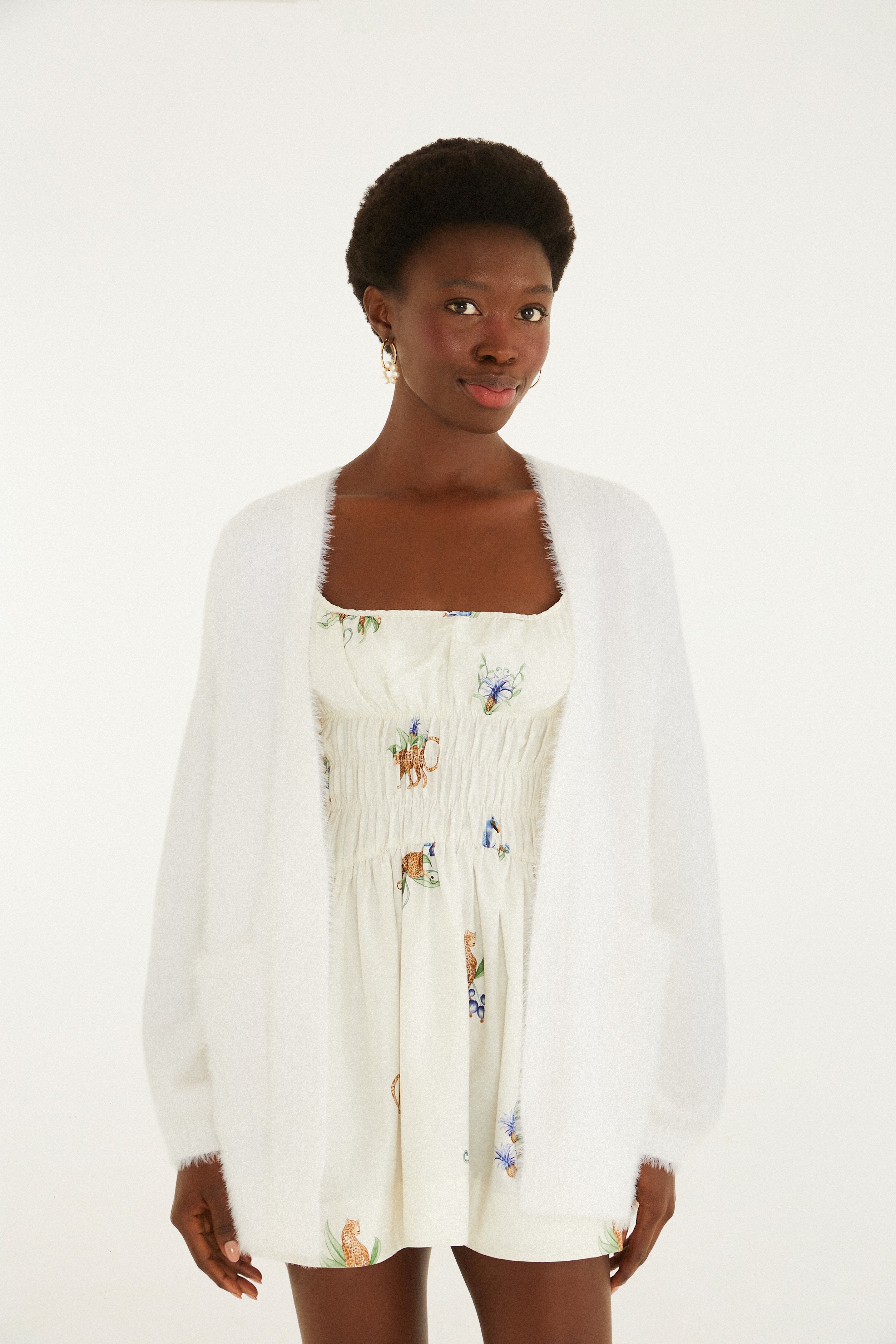 Cardigan Tricot Pelinho Com Bolso