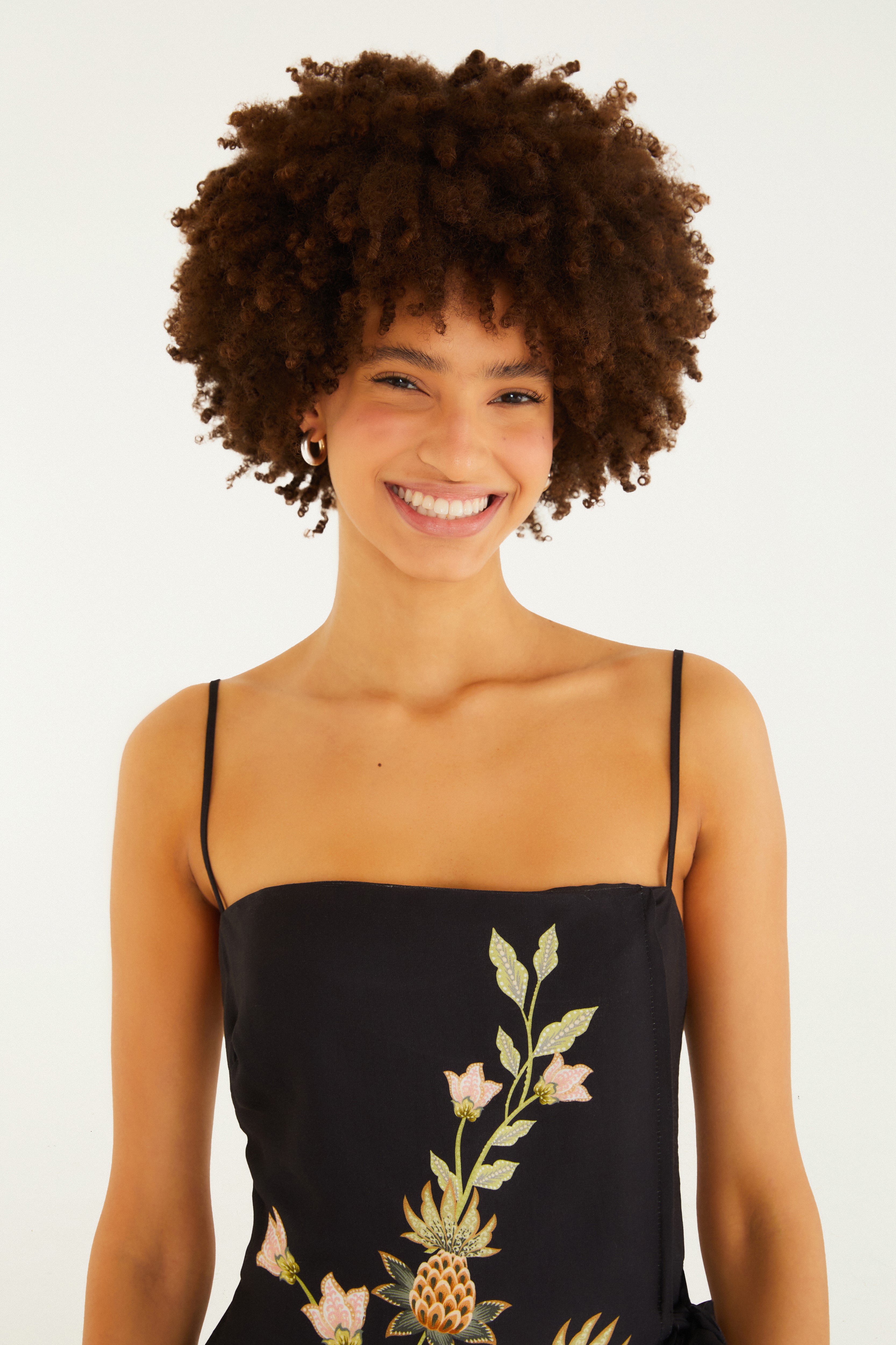 Vestido Curto Estampado Jamile