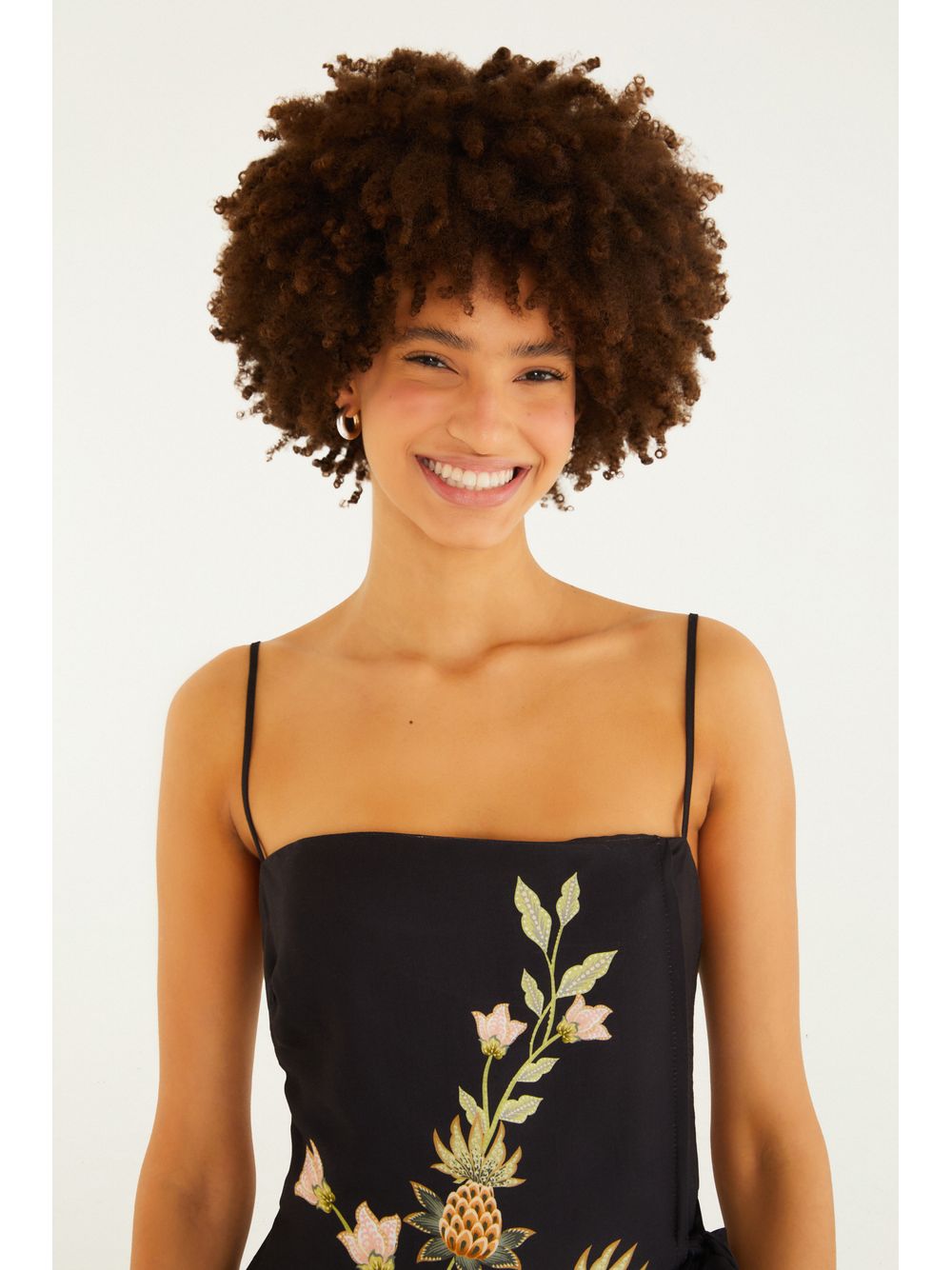 Farm — Vestido Curto Estampado Jamile