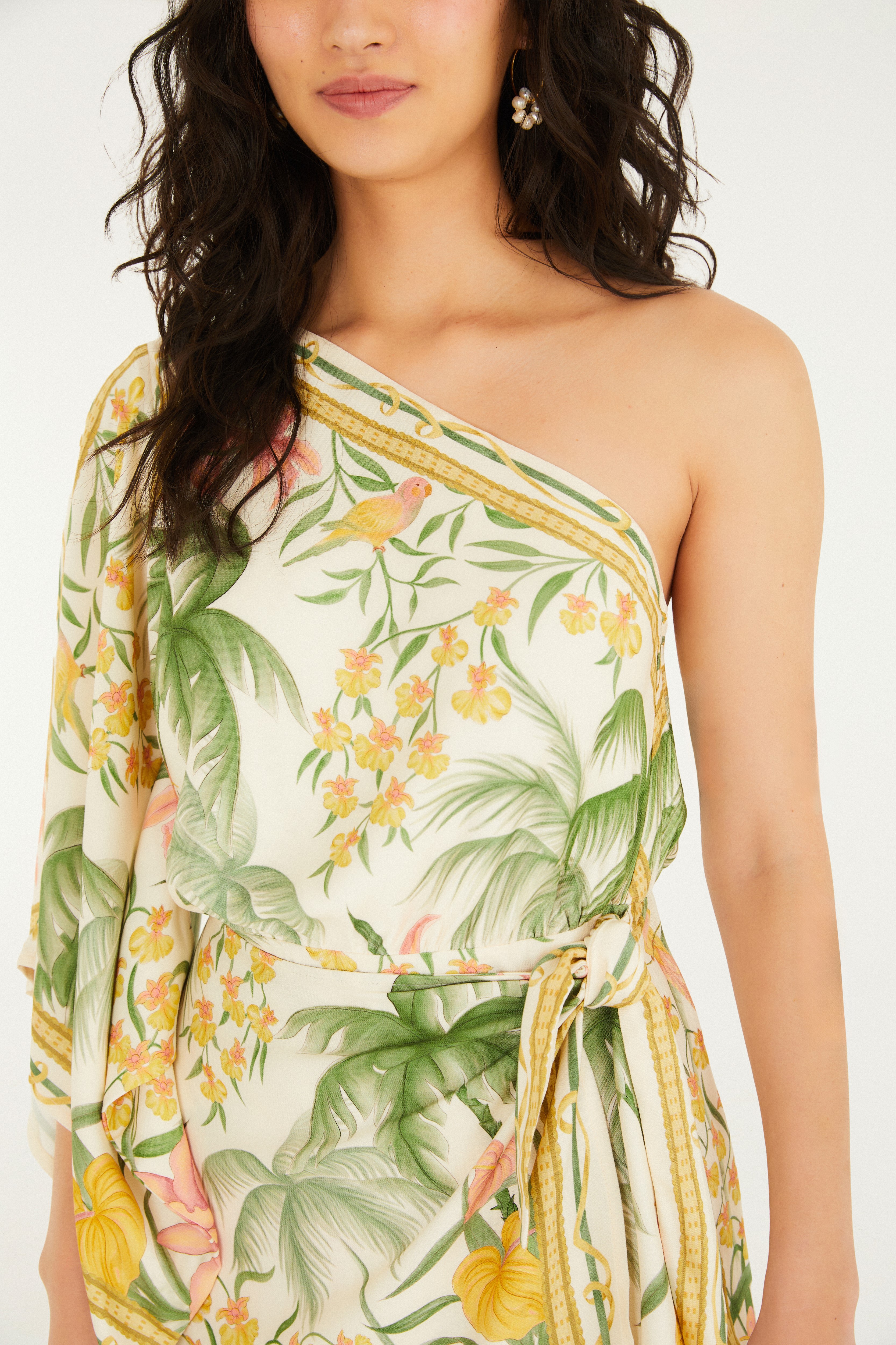 Vestido Curto Estampado Capri
