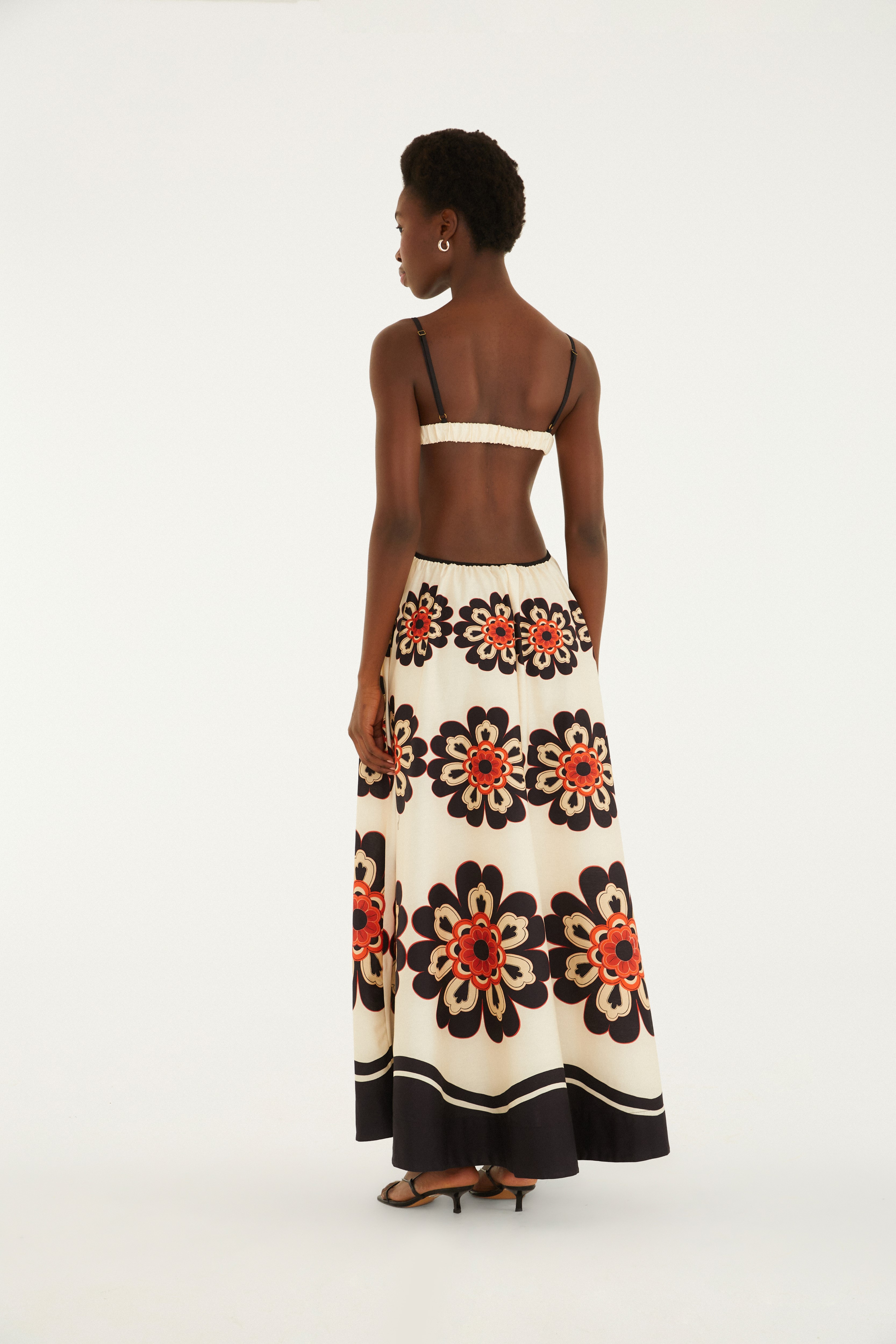 Vestido Estampado Flor Fiorella