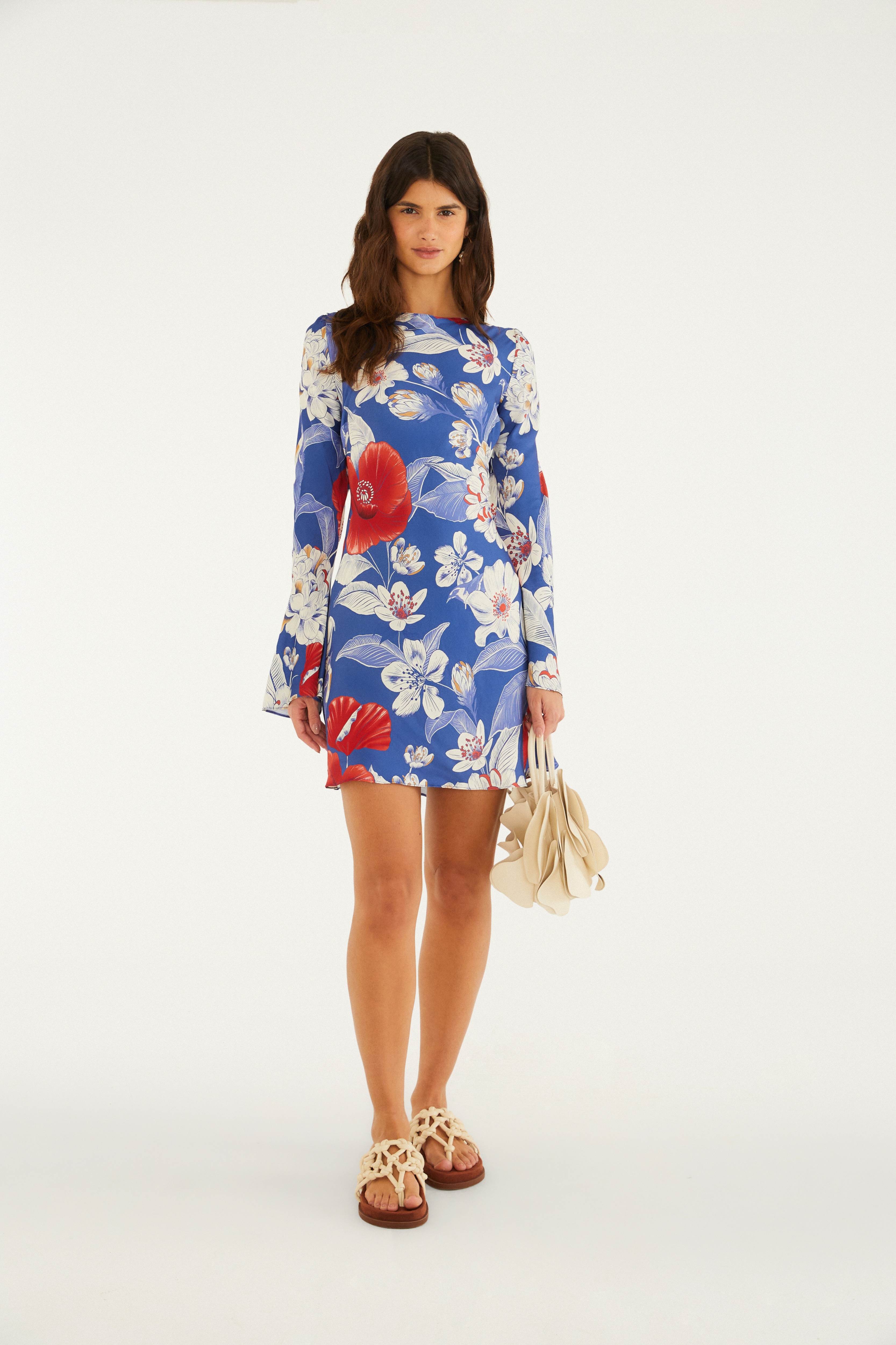 Vestido Curto Estampado Floral Vera