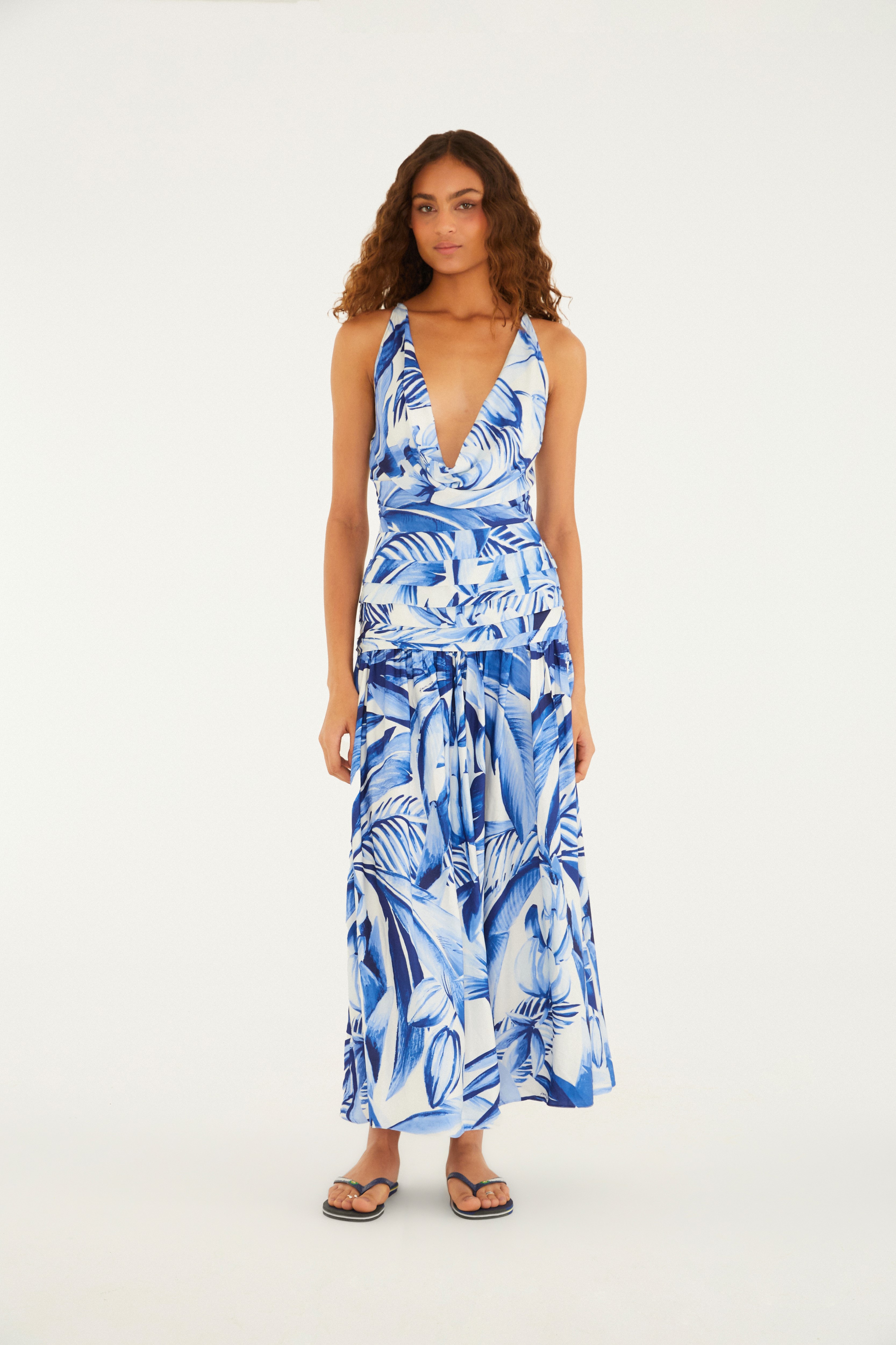 Vestido Cropped Estampado Bananarte