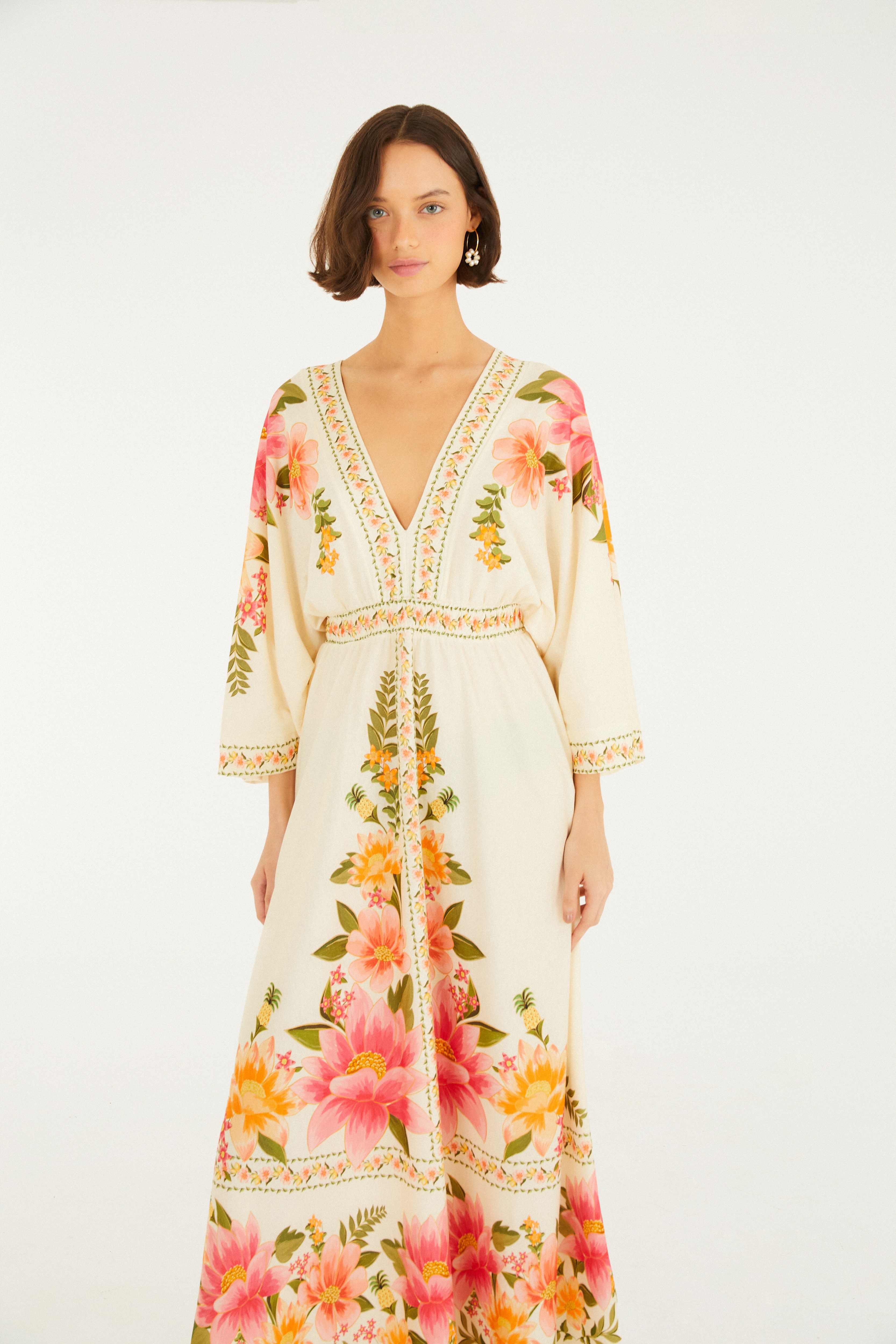 Vestido Cropped Estampado Carolina