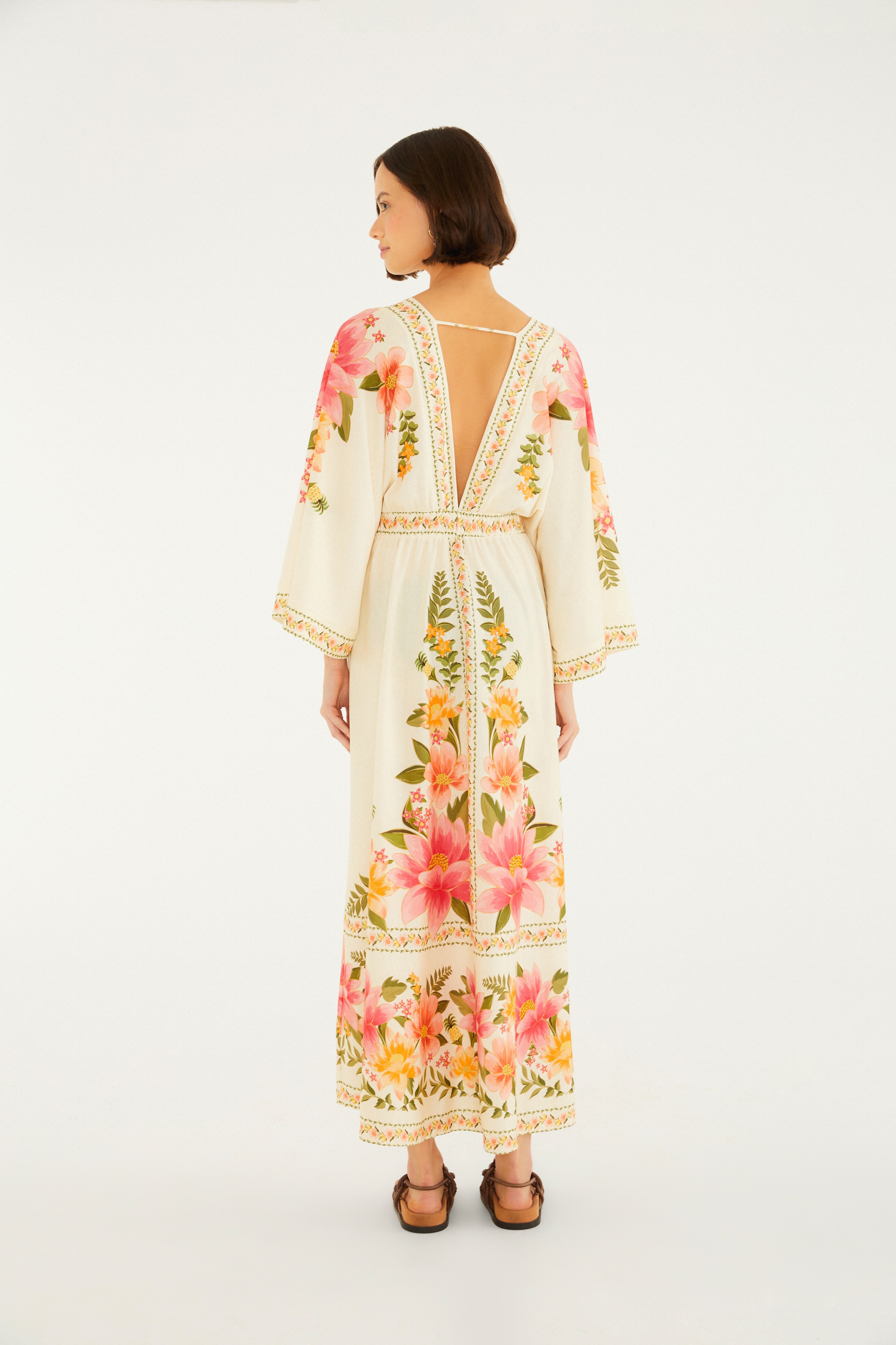 Vestido Cropped Estampado Carolina