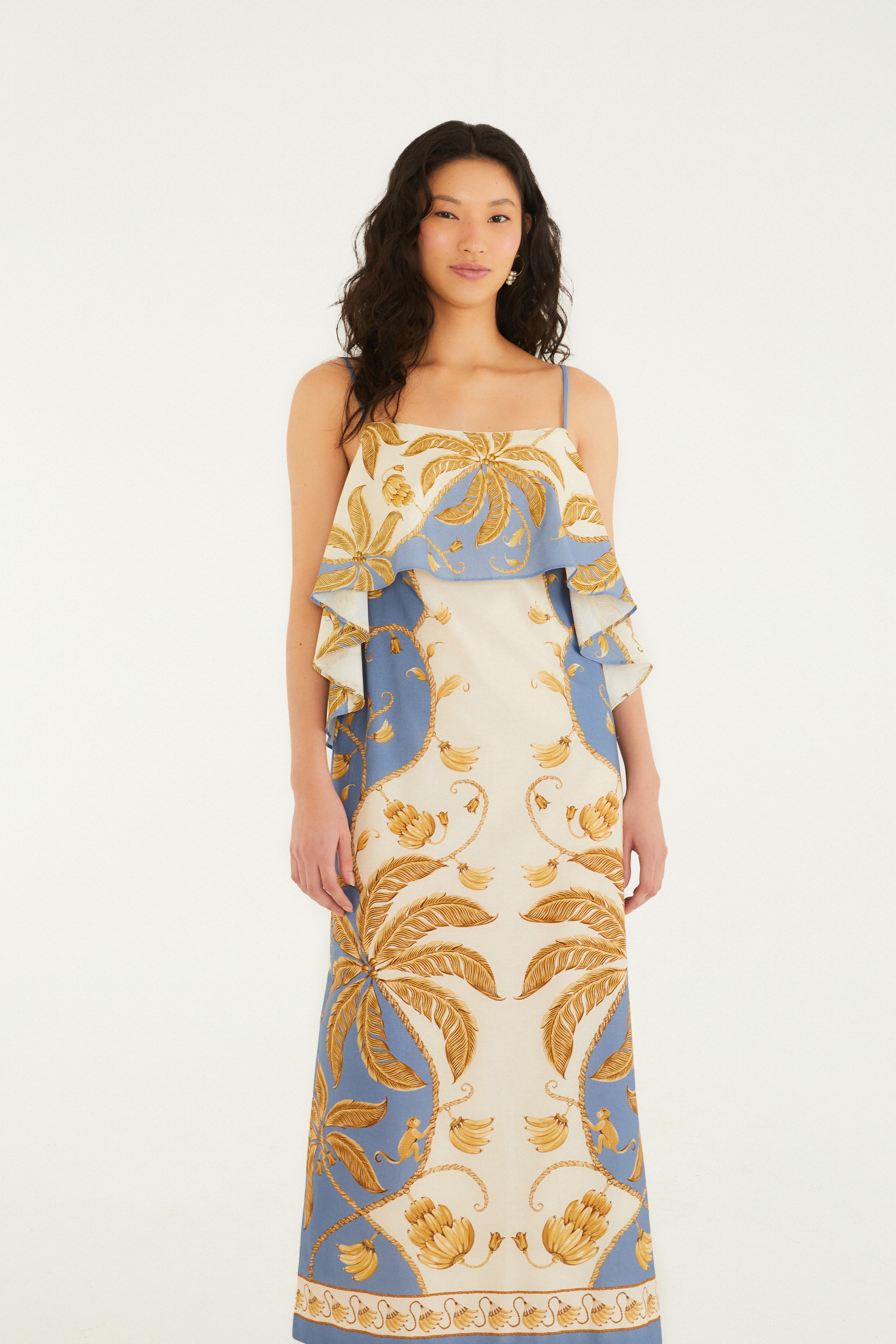 Vestido Estampado Ourinho Tropical