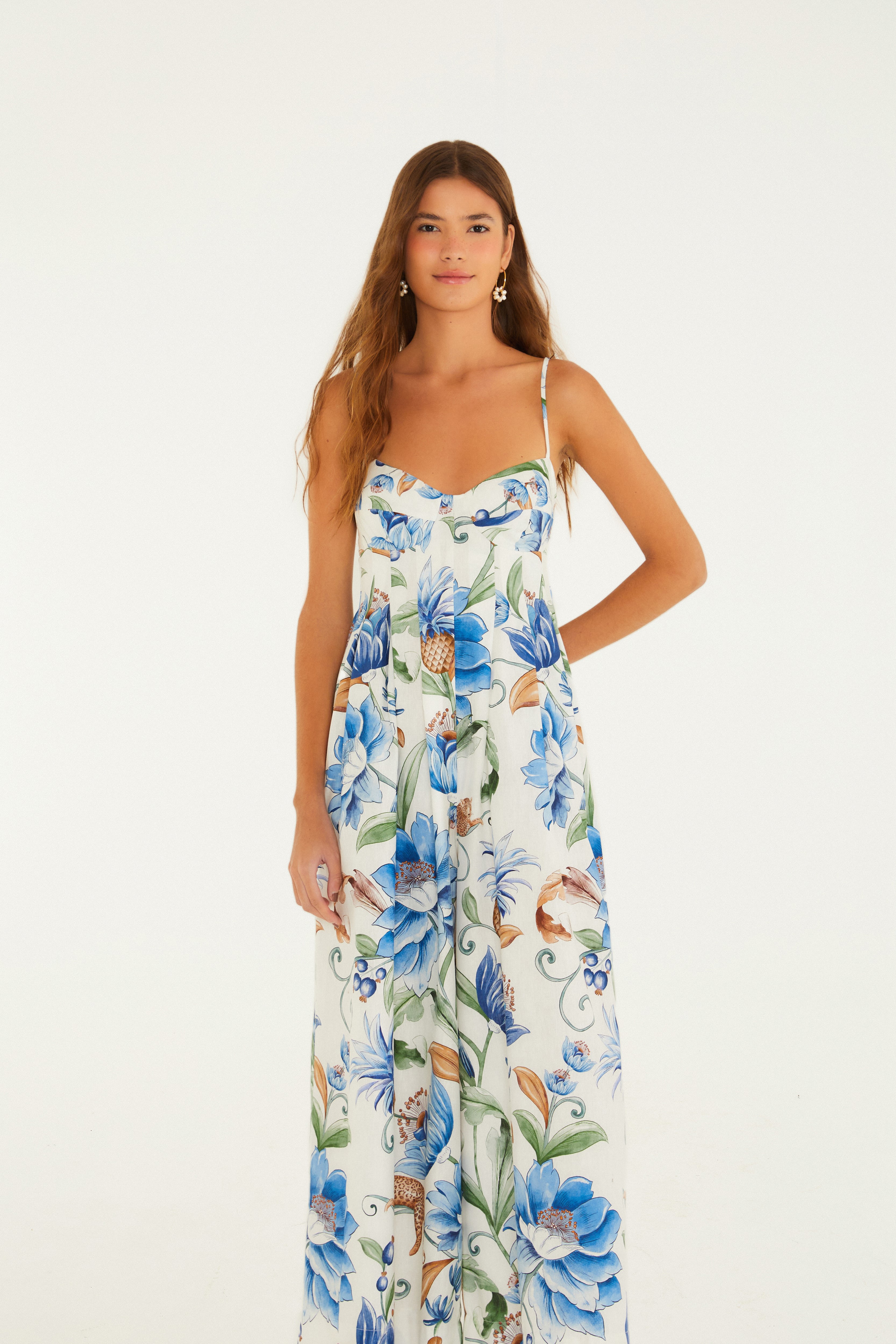 Macacão Estampado Floral Elsa