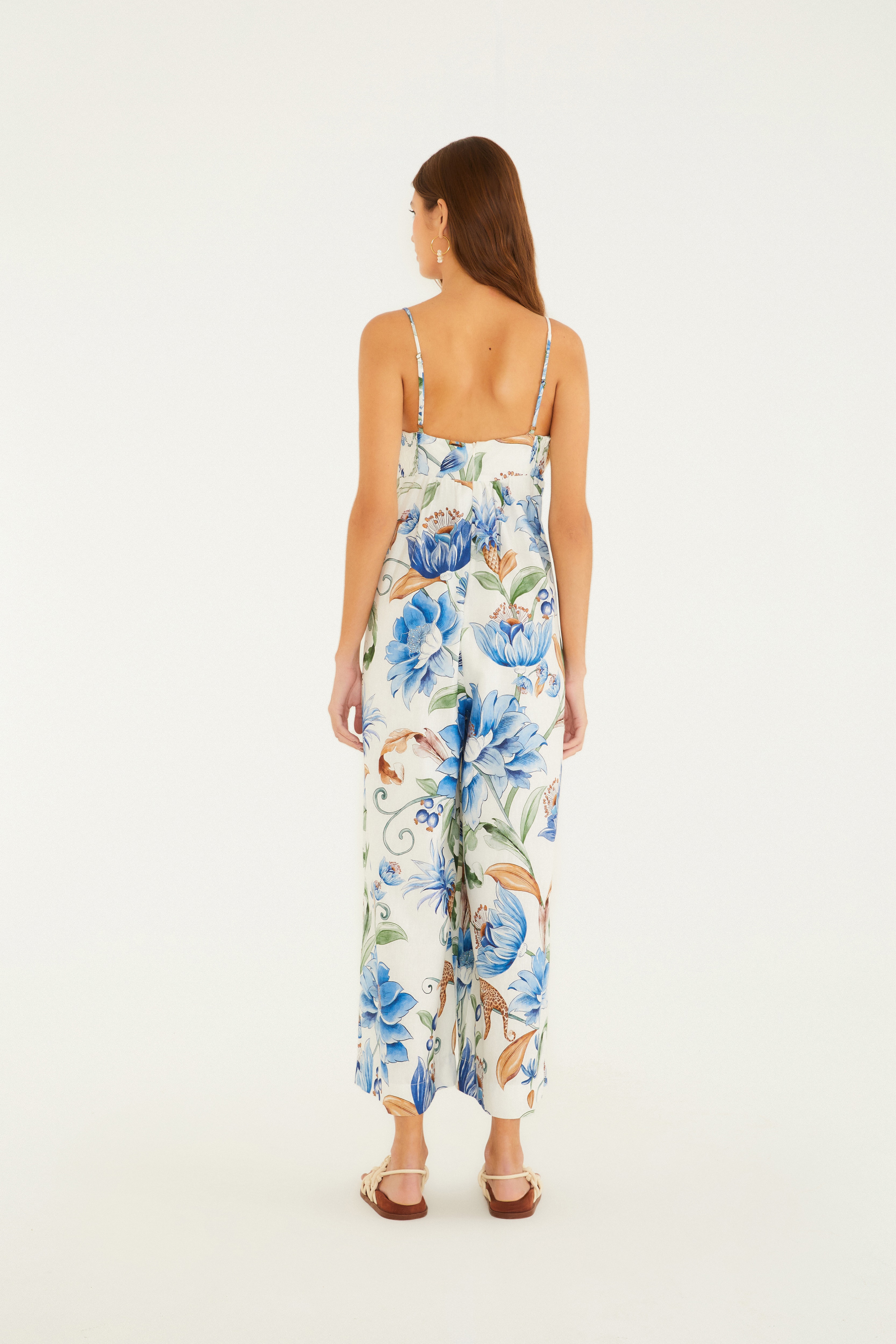 Macacão Estampado Floral Elsa