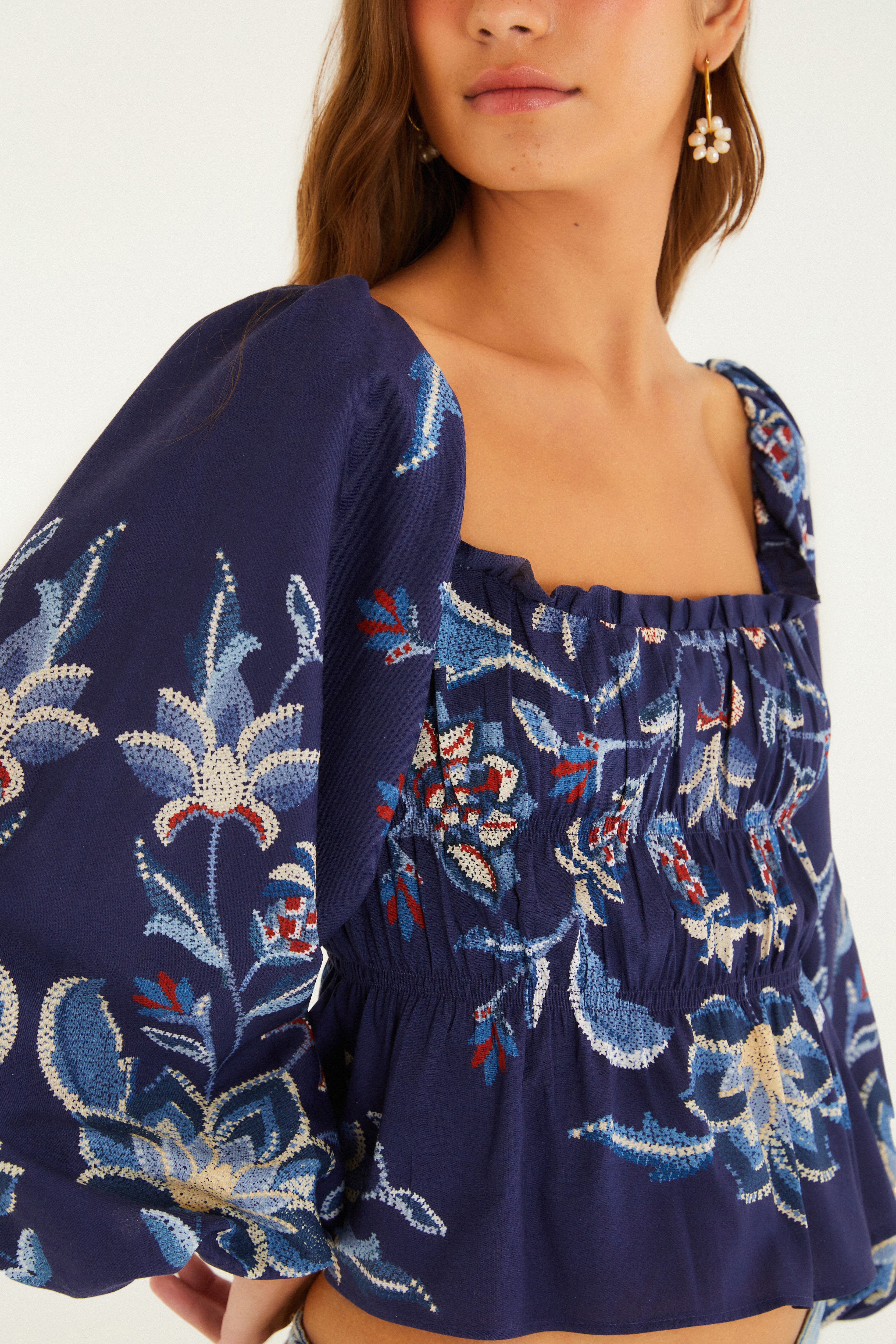 Blusa Estampada Alvorada Solar