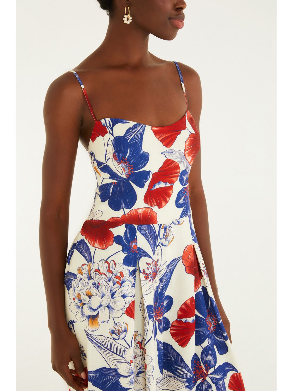 Farm — Macacão Estampado Floral Vera