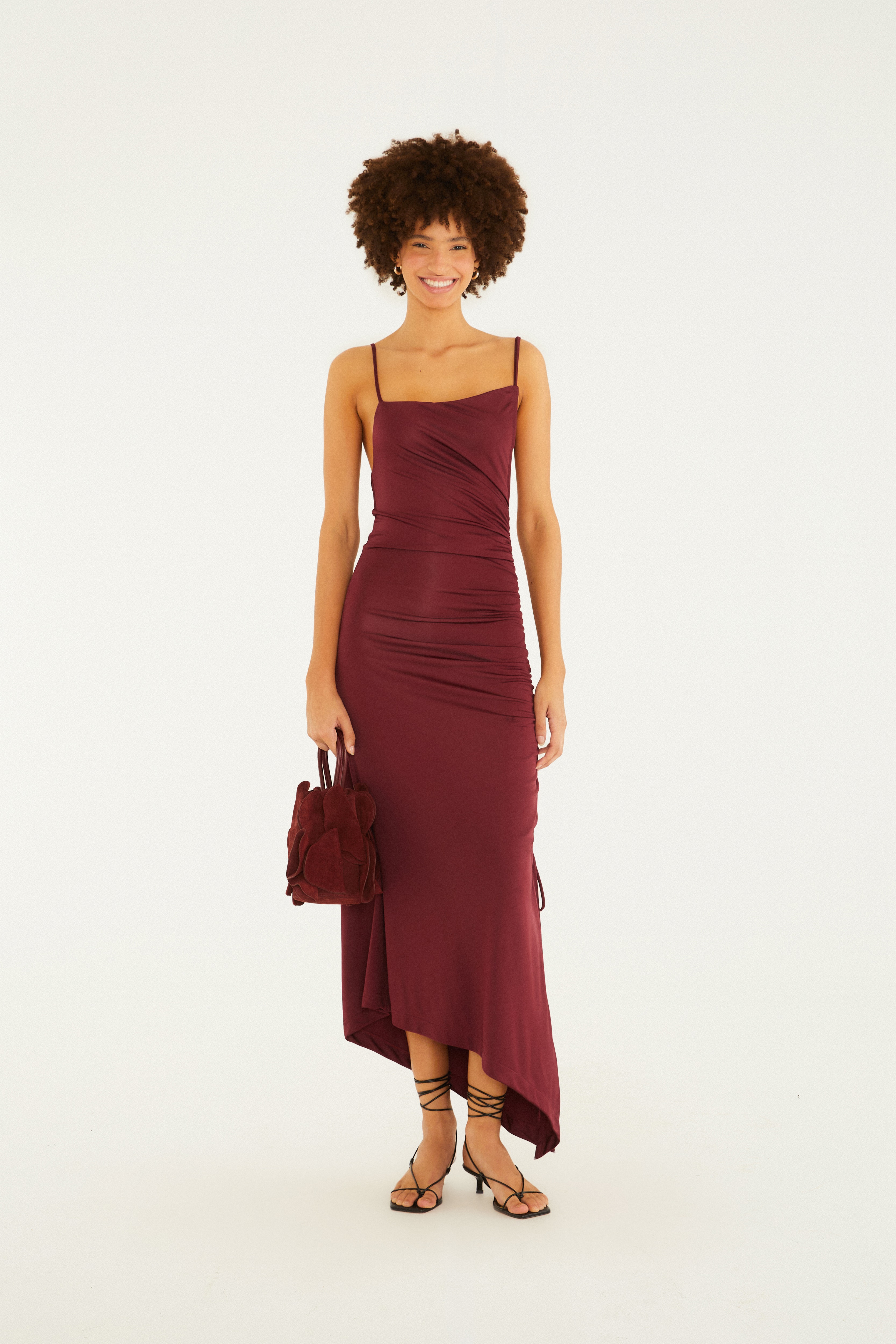 Vestido Cropped Drapeado