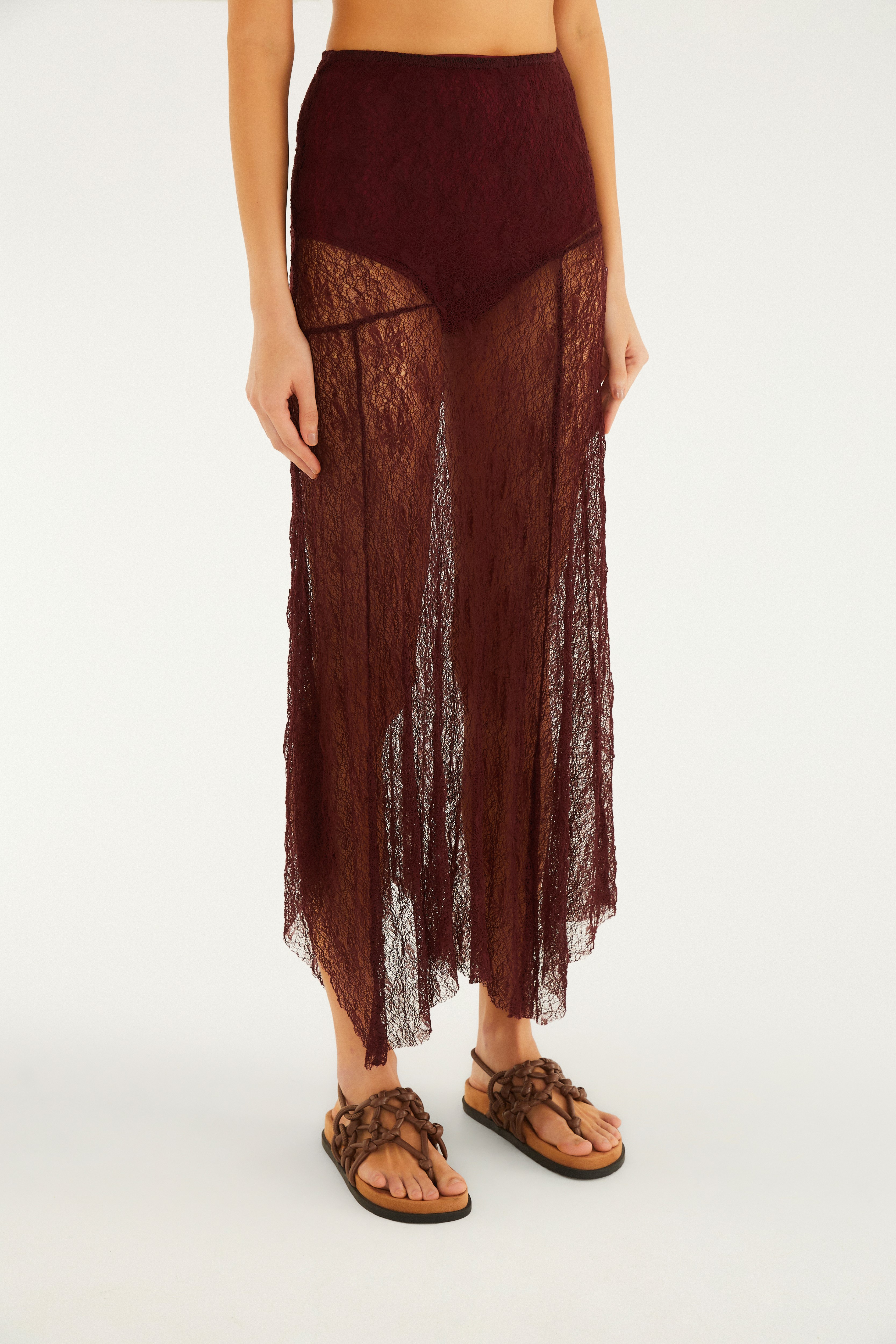 Saia Pontas Rendinha Saia Pontas Rendinha