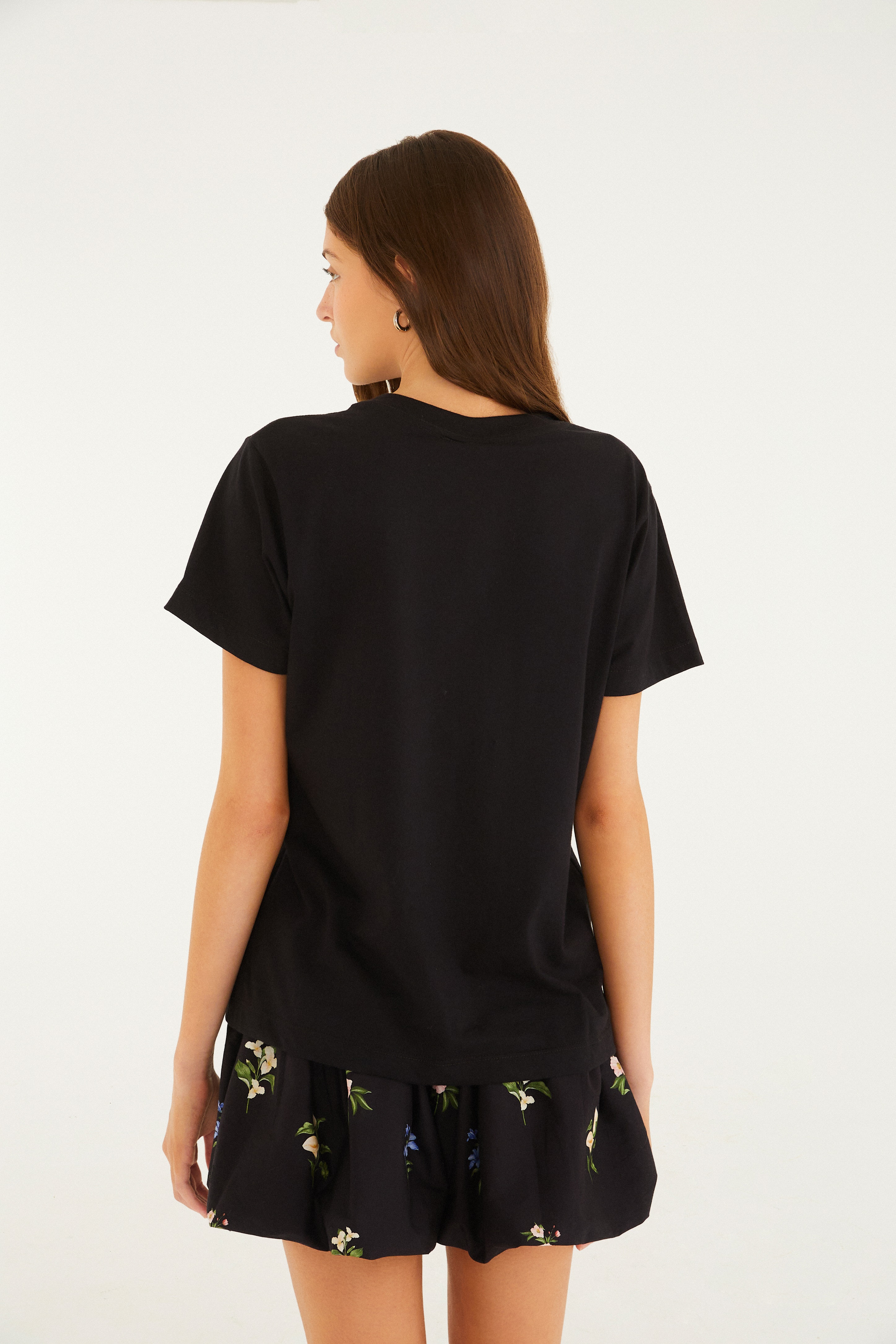 T-Shirt Fit Buquê Farm Rio