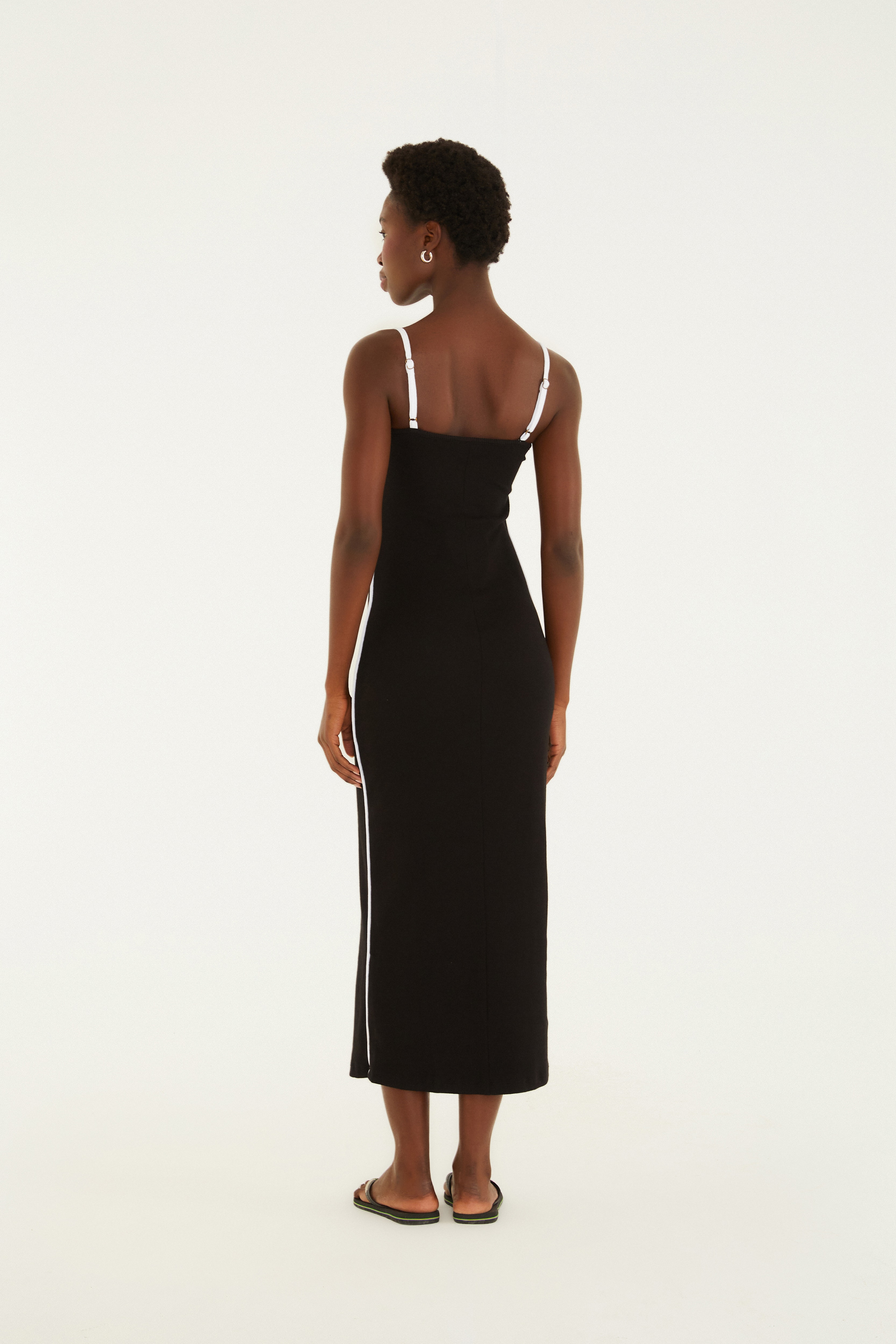 Vestido Cropped Vivo Bicolor
