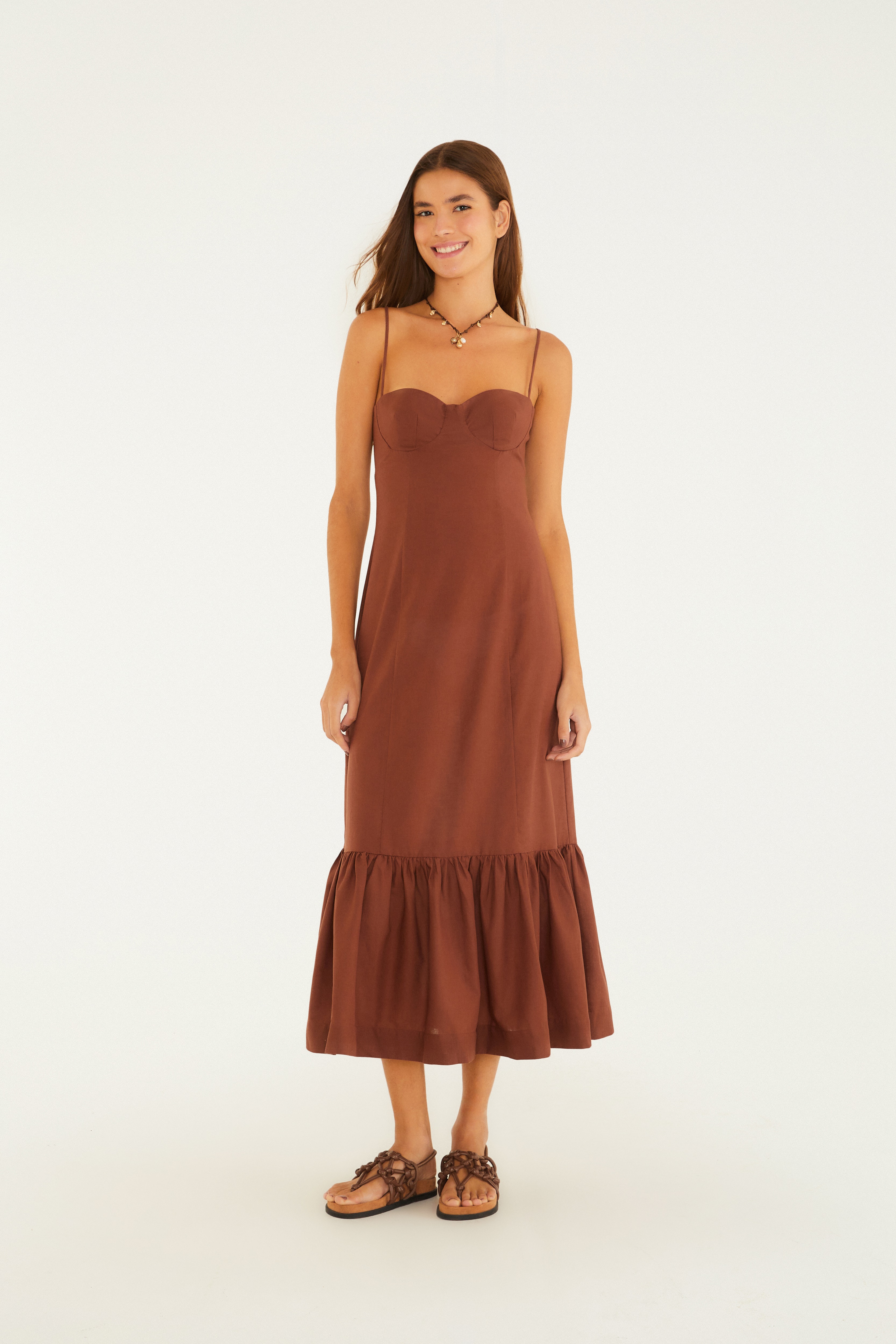 Vestido Babado Barra