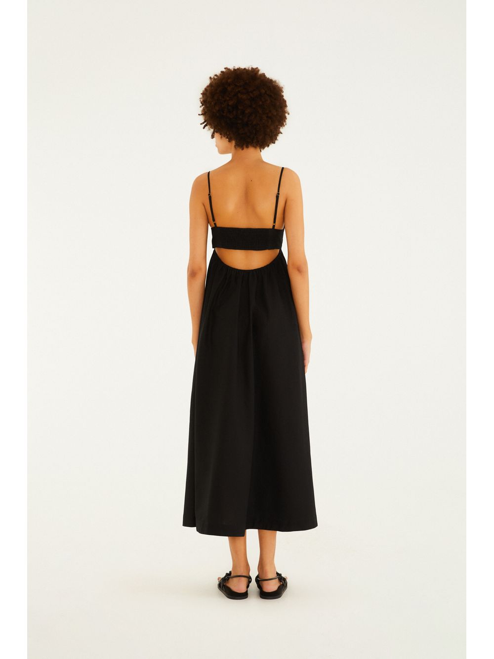 Farm — Vestido Cropped Pregas