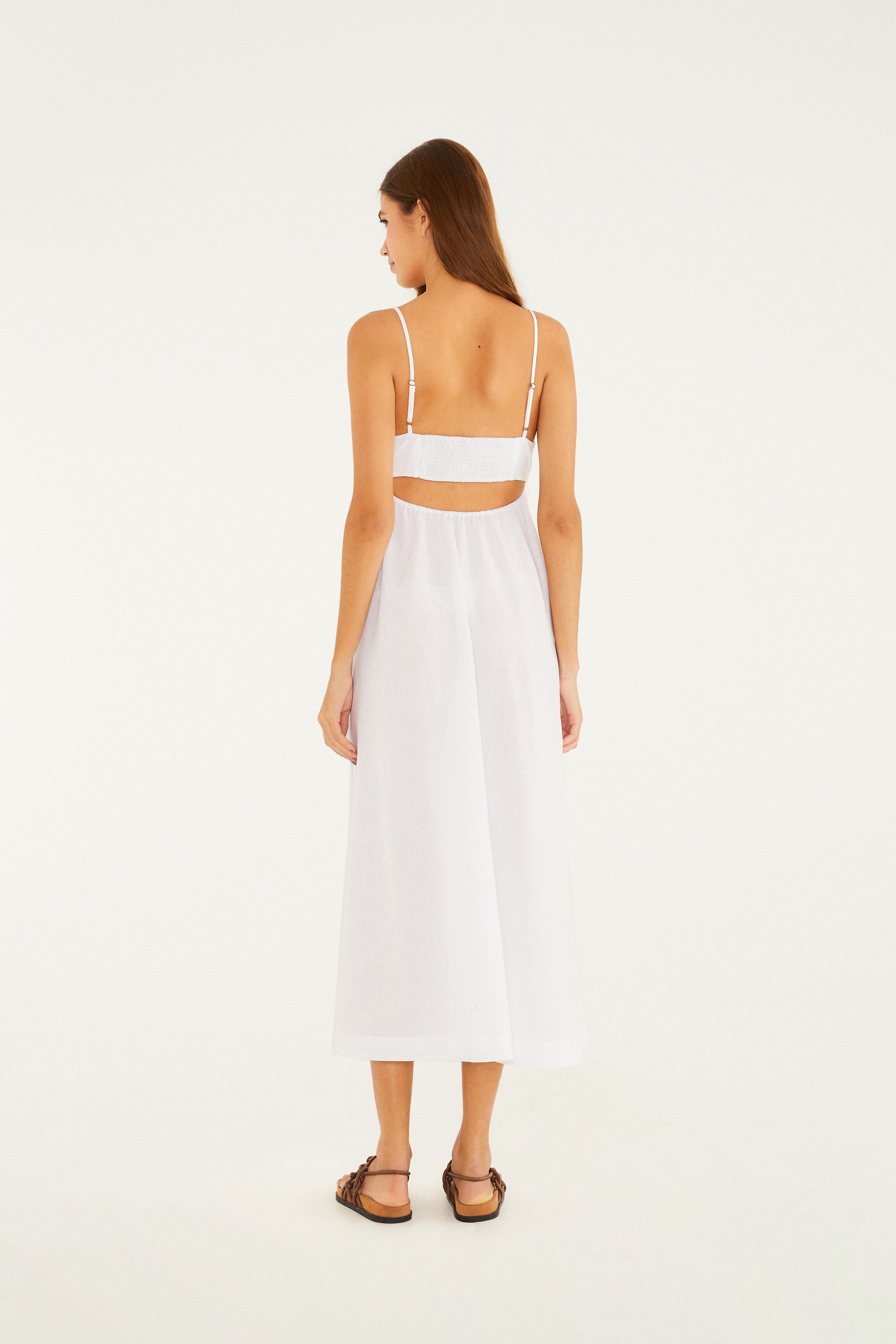 Vestido Cropped Pregas