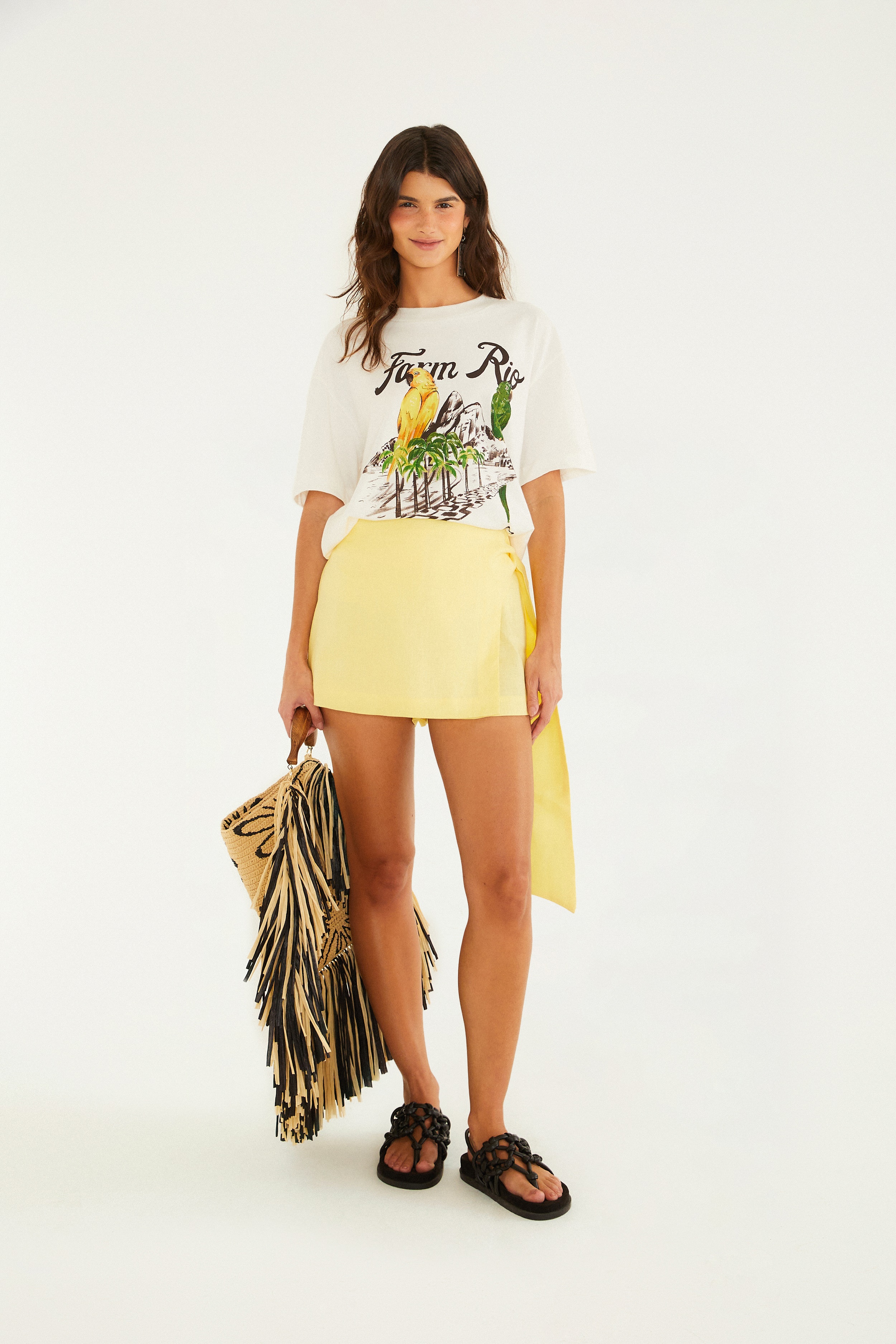 Short Saia Faixa