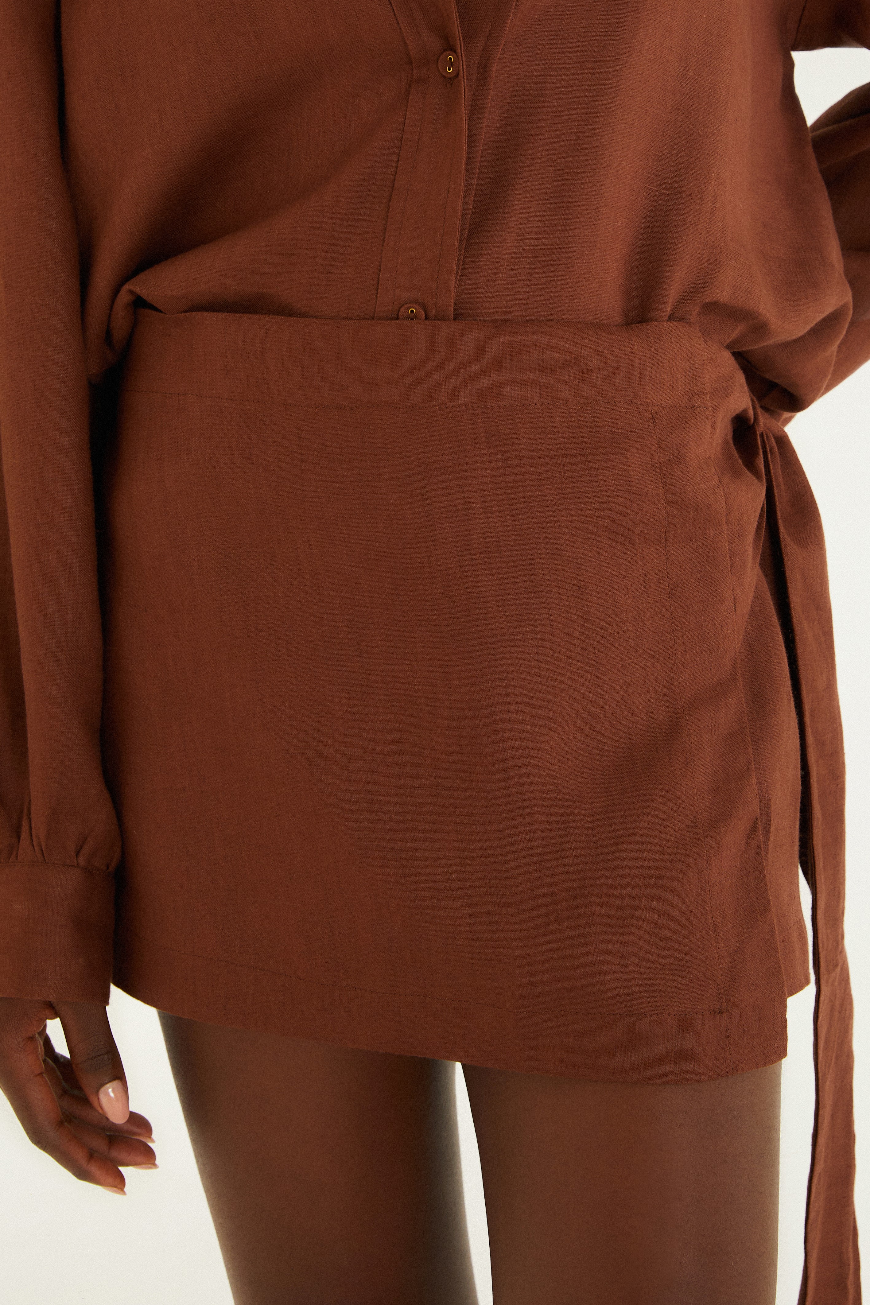 Short Saia Faixa