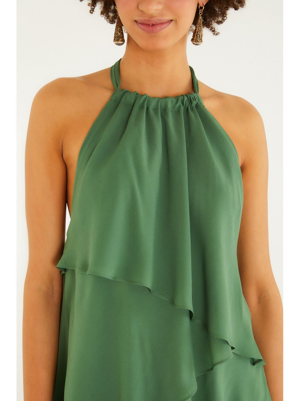 Farm — Vestido Curto Camadas