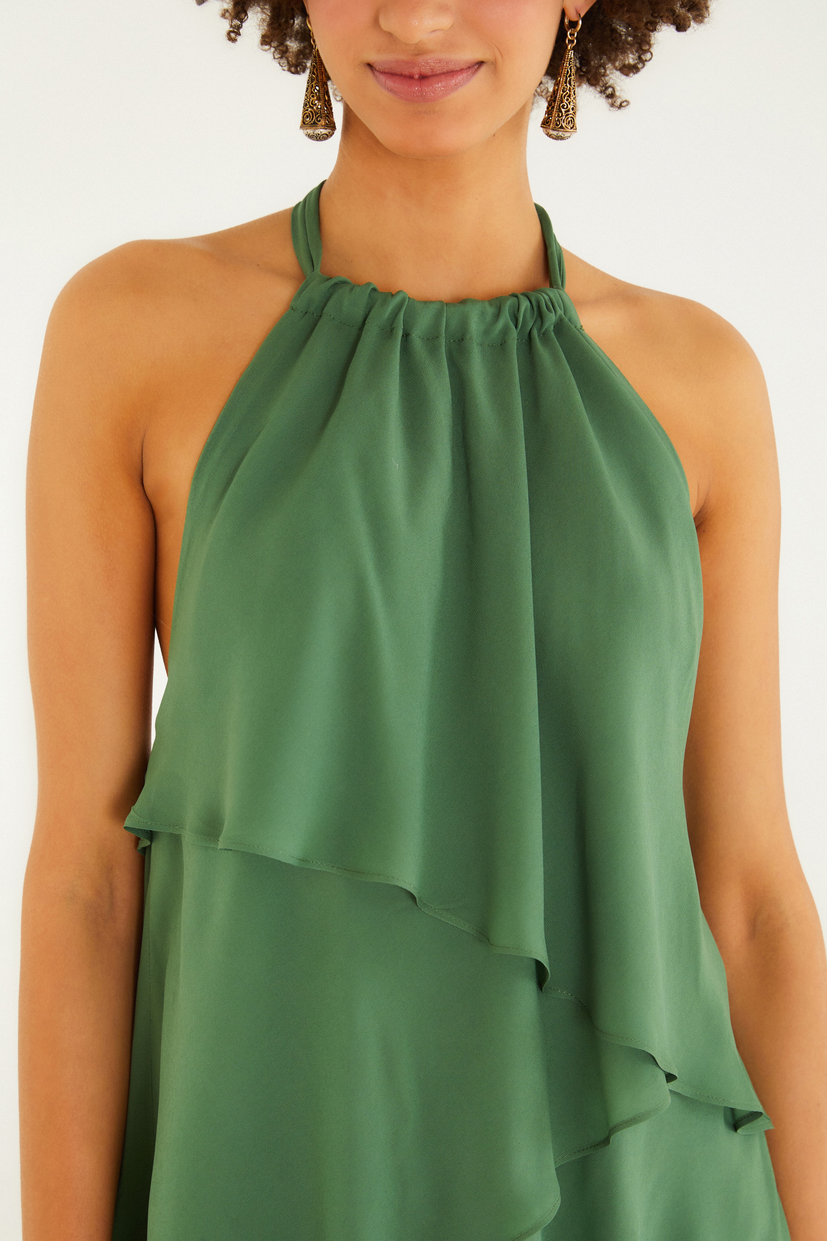 Vestido Curto Camadas