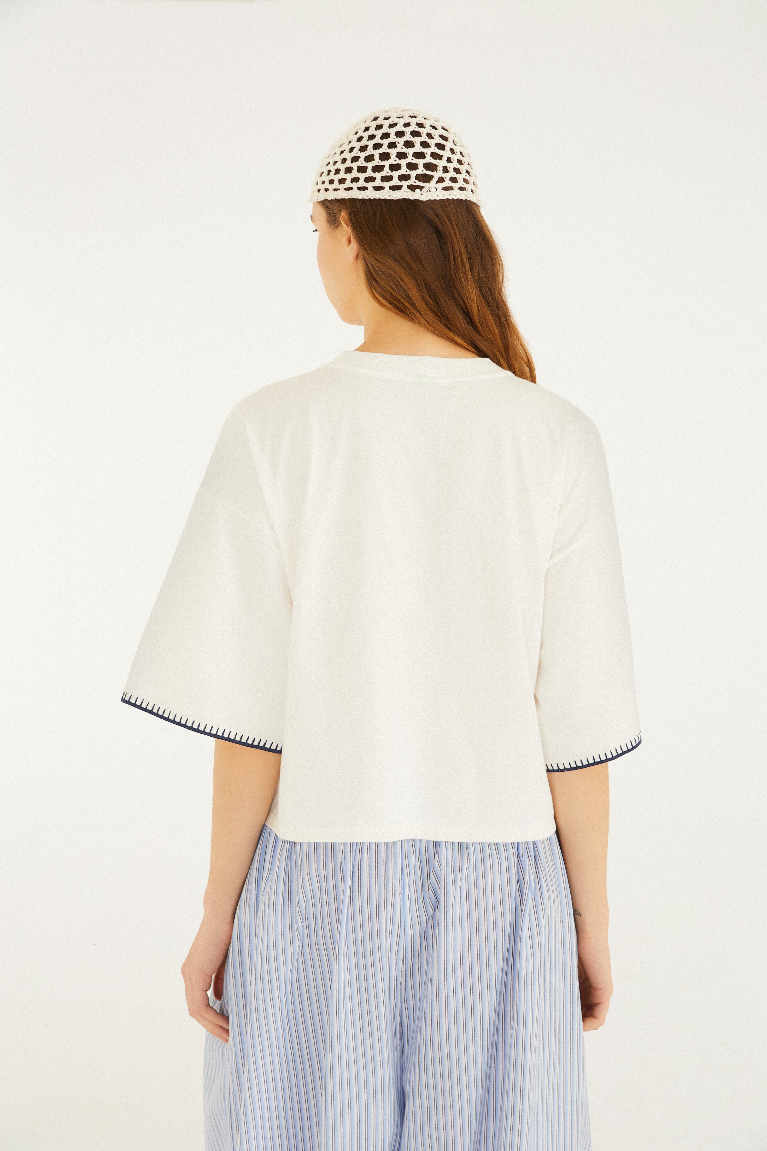 T-Shirt Estrela Do Mar Farm Rio Off White