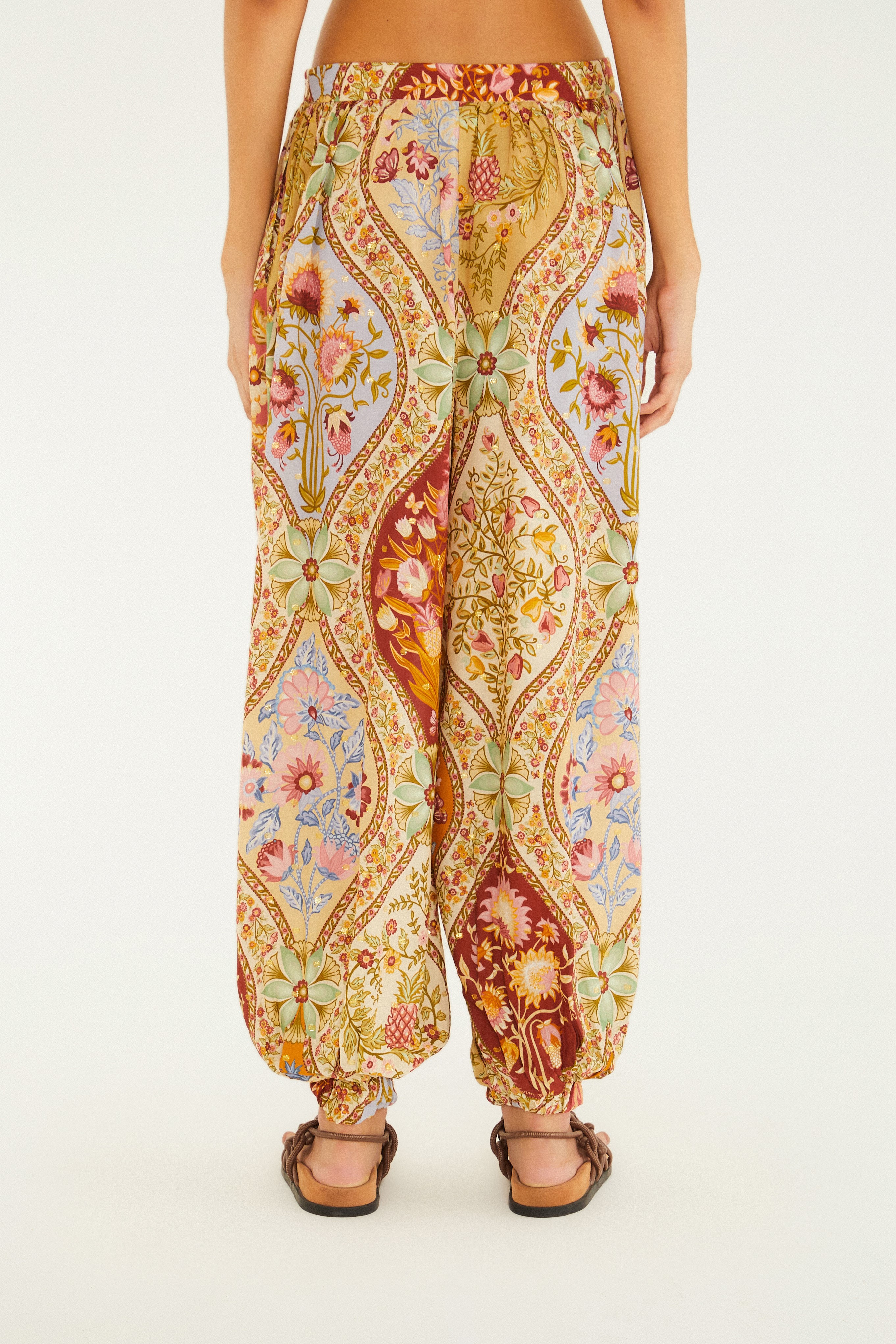 Calça Estampada Natureza Romântica
