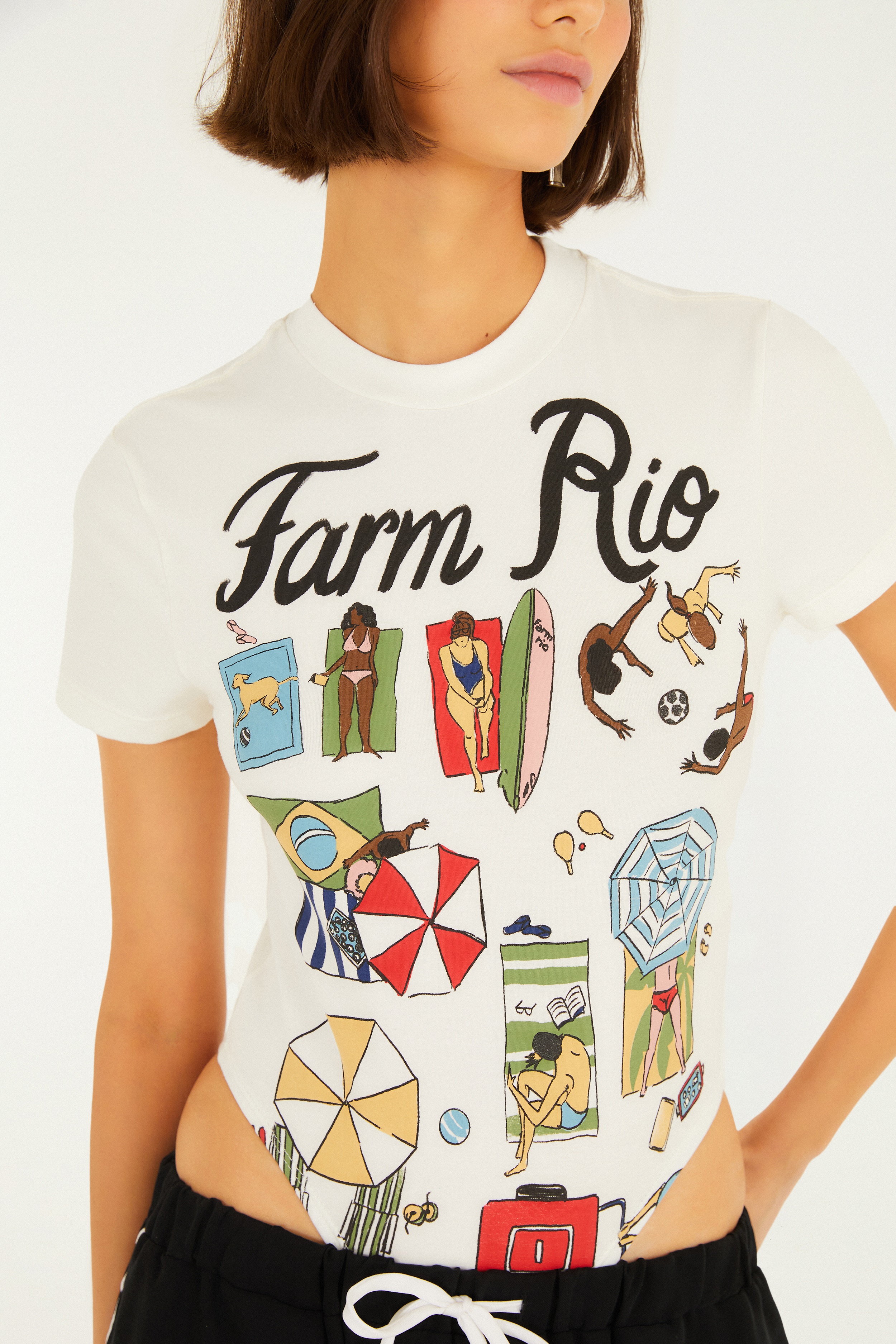 Body Estampado Praia Carioca