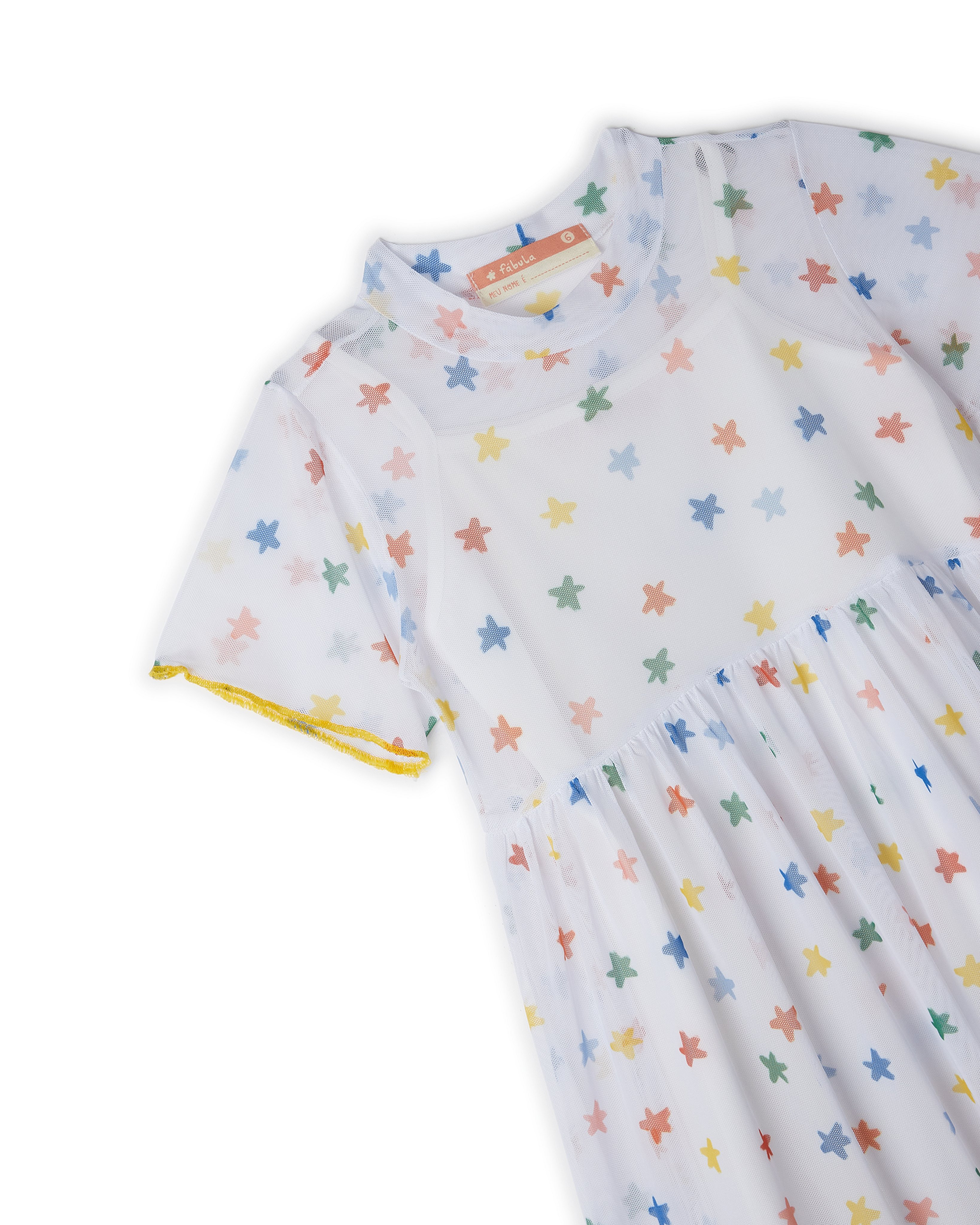 Vestido Tule Estrelitas