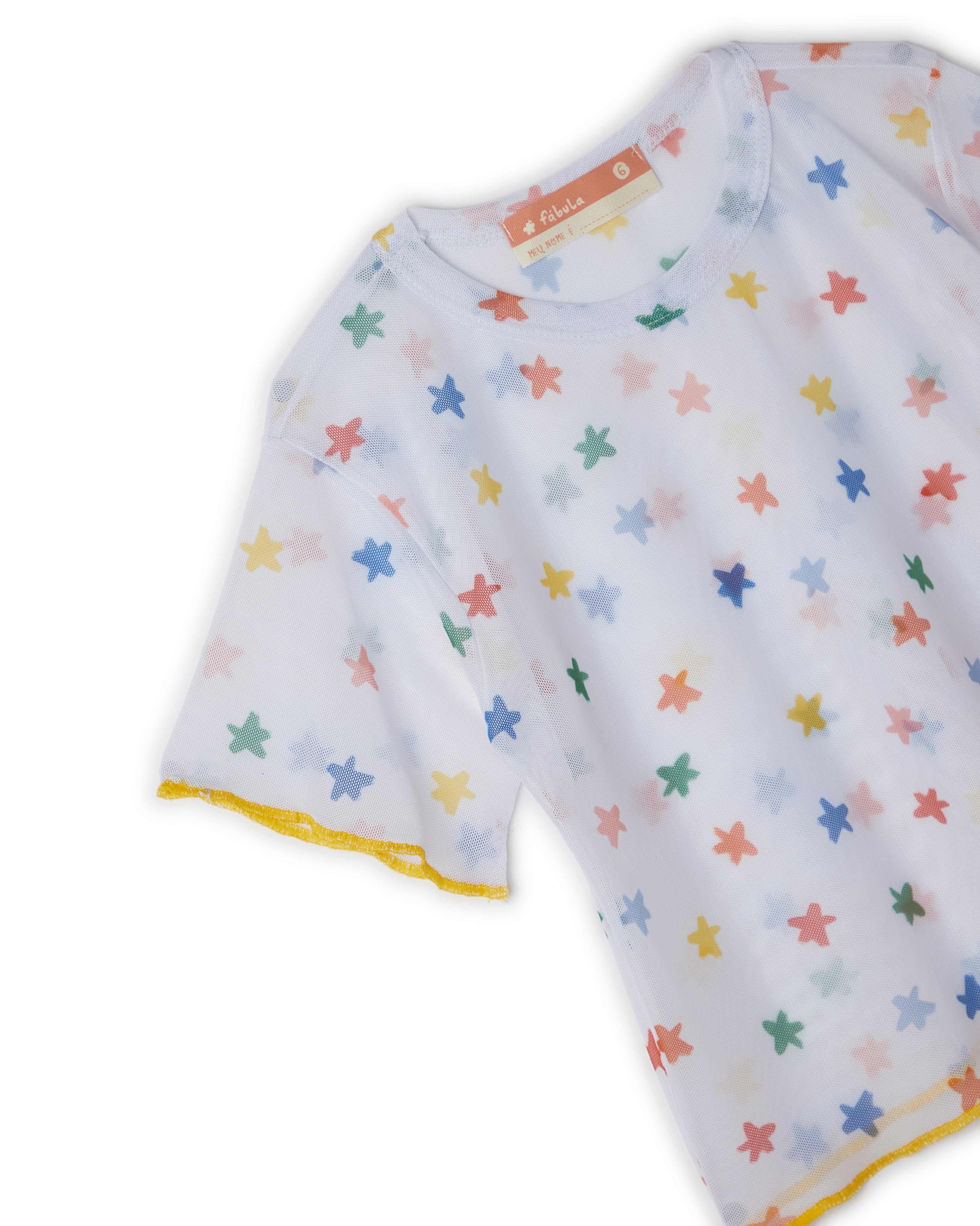 Blusa Tule Estrelitas