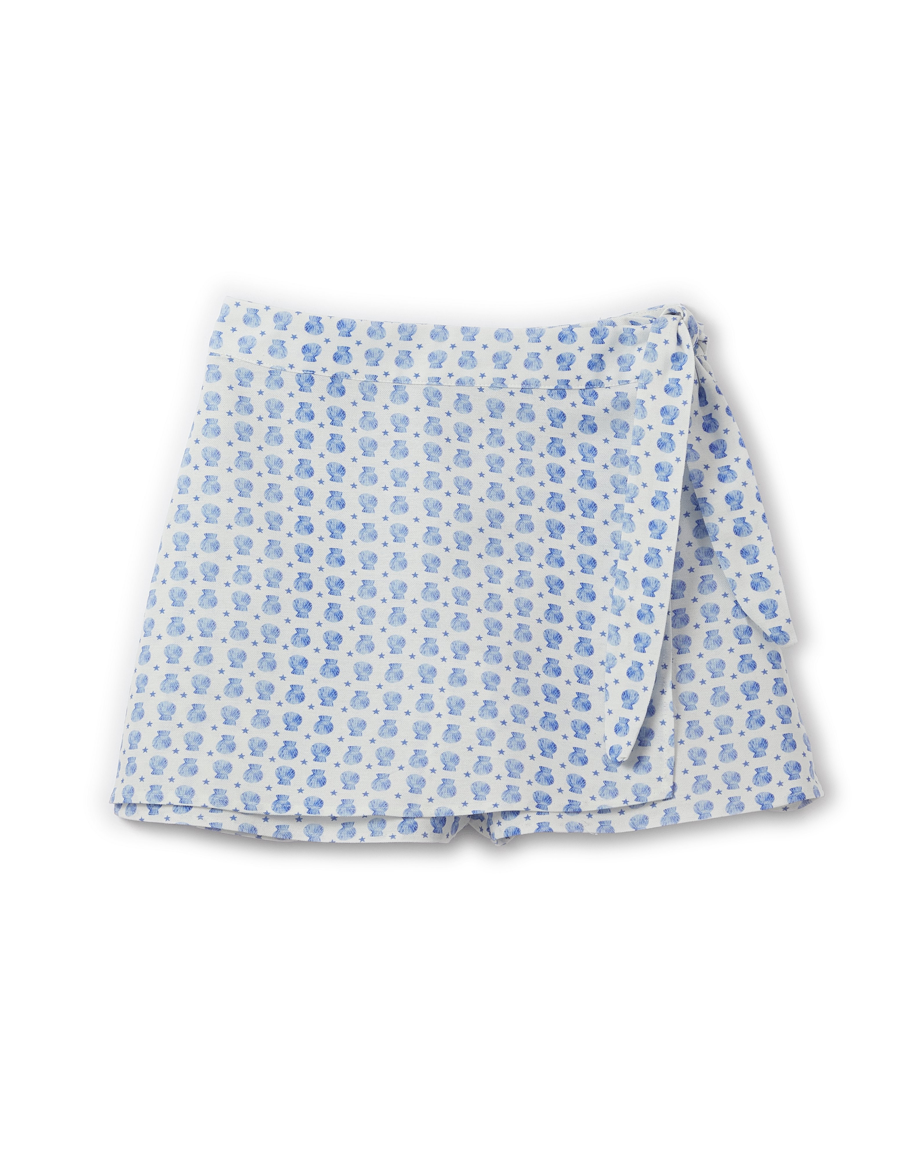 Short Saia Concha Estrelas