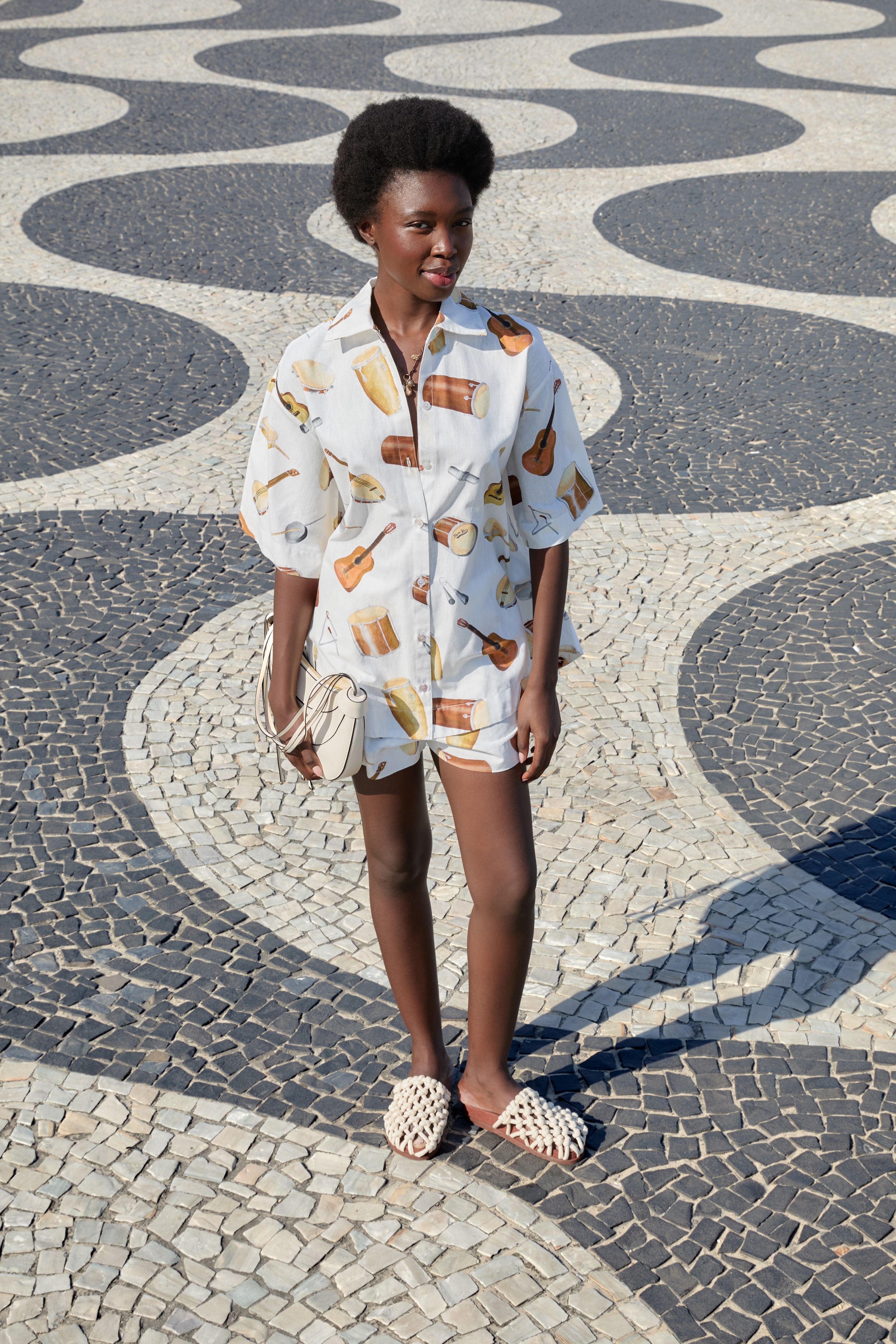 Short Estampado Som Do Rio