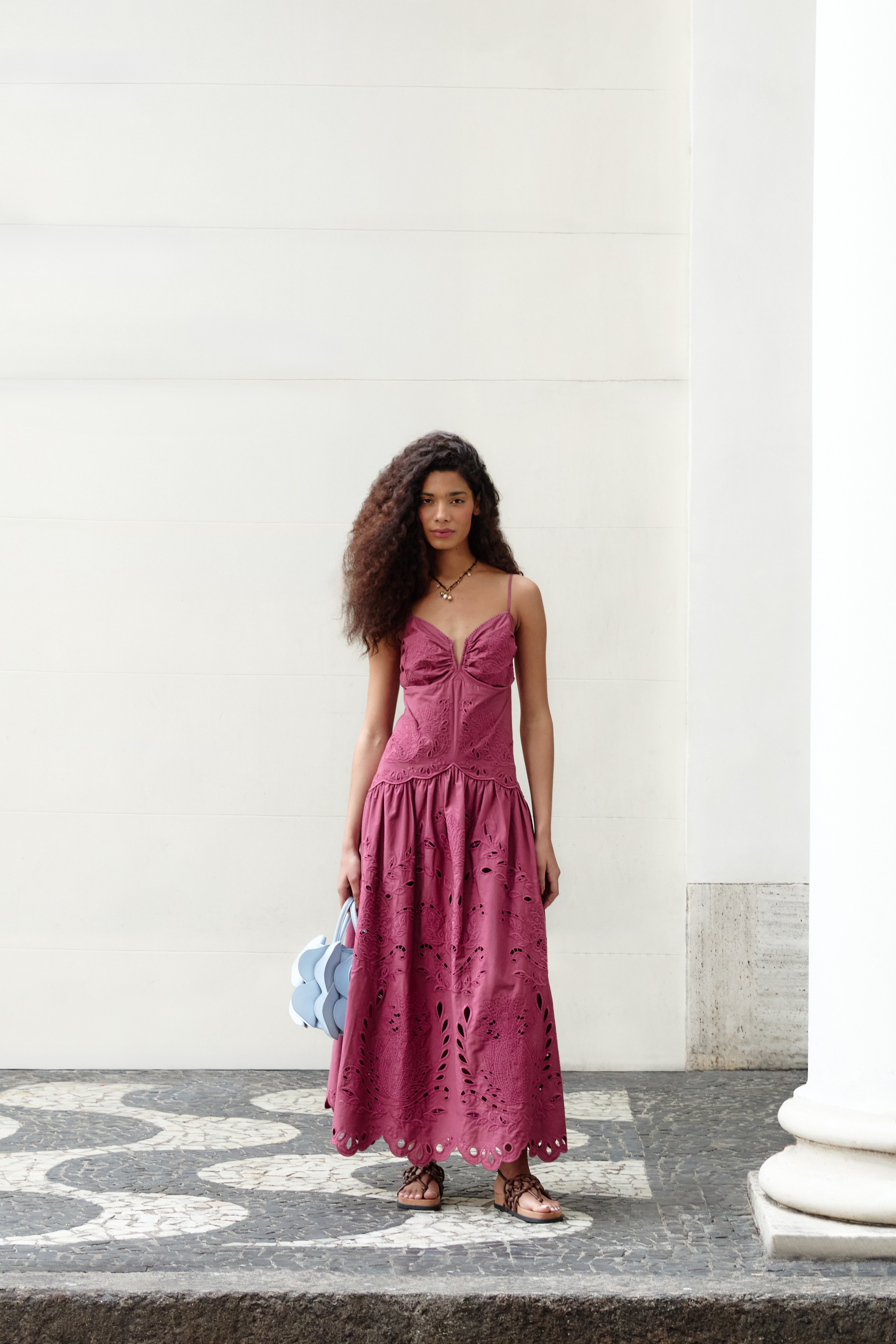 Vestido  Richelieu Camafeu